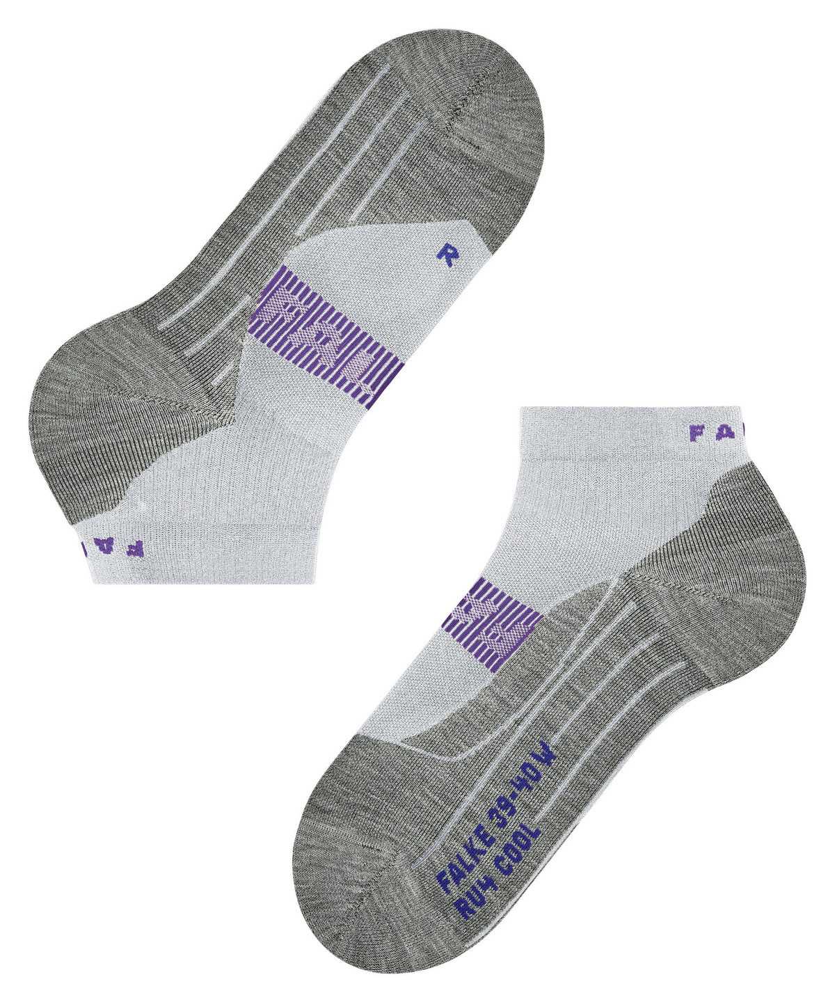 Sports Socks Donna Falke RU4 Endurance Cool Short Running Short sock Bianche | EQPR16930