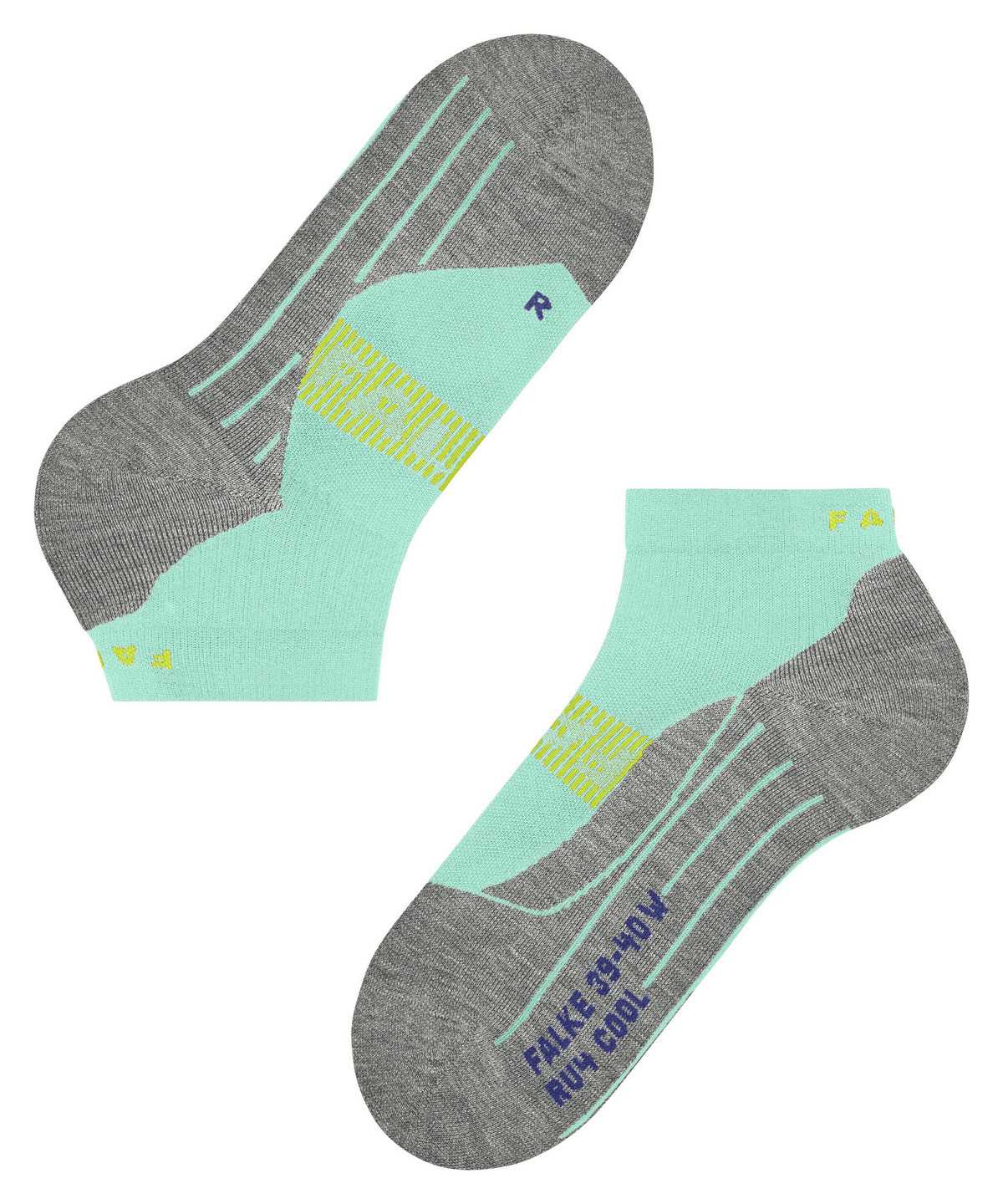 Sports Socks Donna Falke RU4 Endurance Cool Short Running Short sock Verdi | JSTA75209