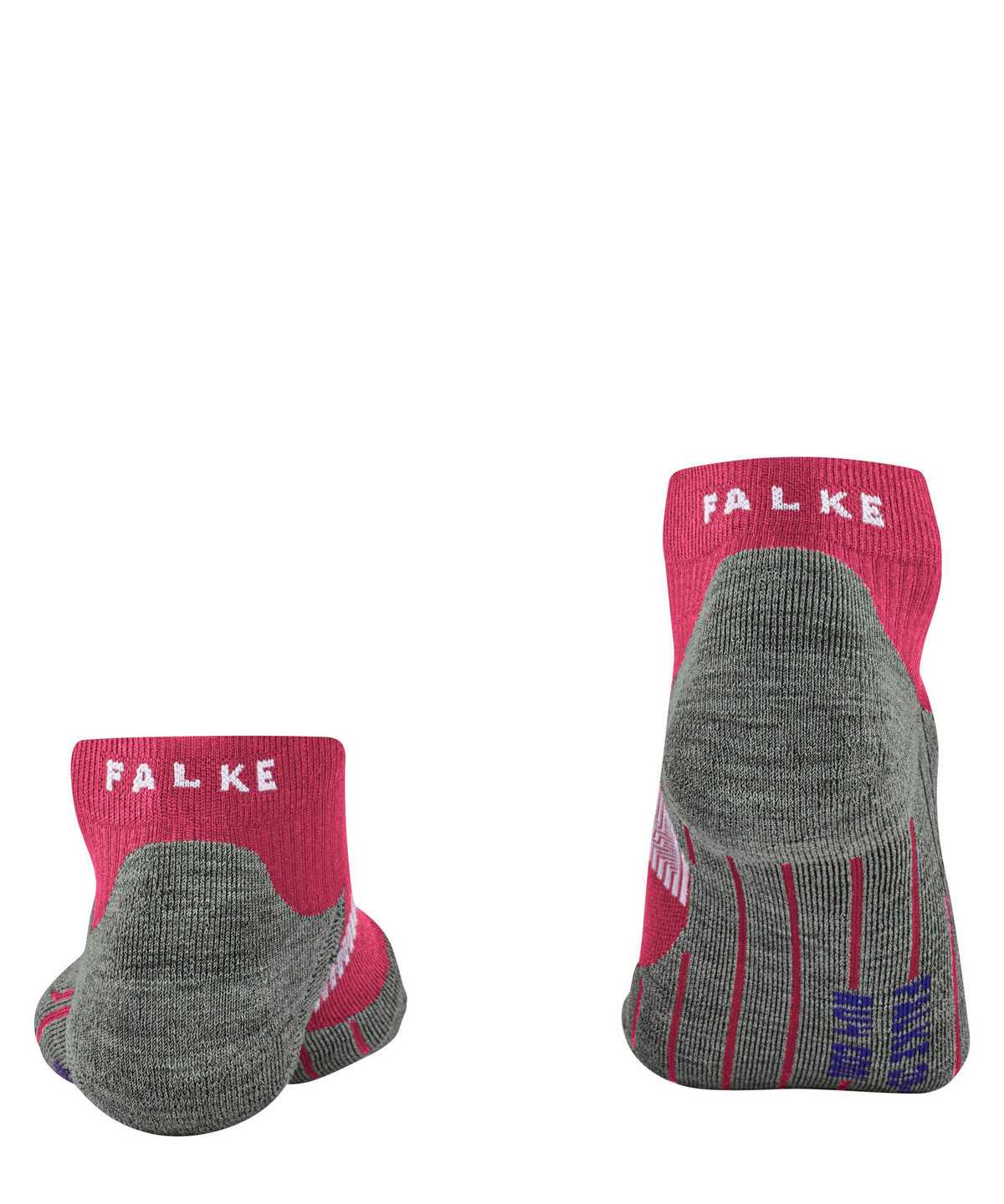 Sports Socks Donna Falke RU4 Endurance Cool Short Running Short sock Rosse | RMUT12945