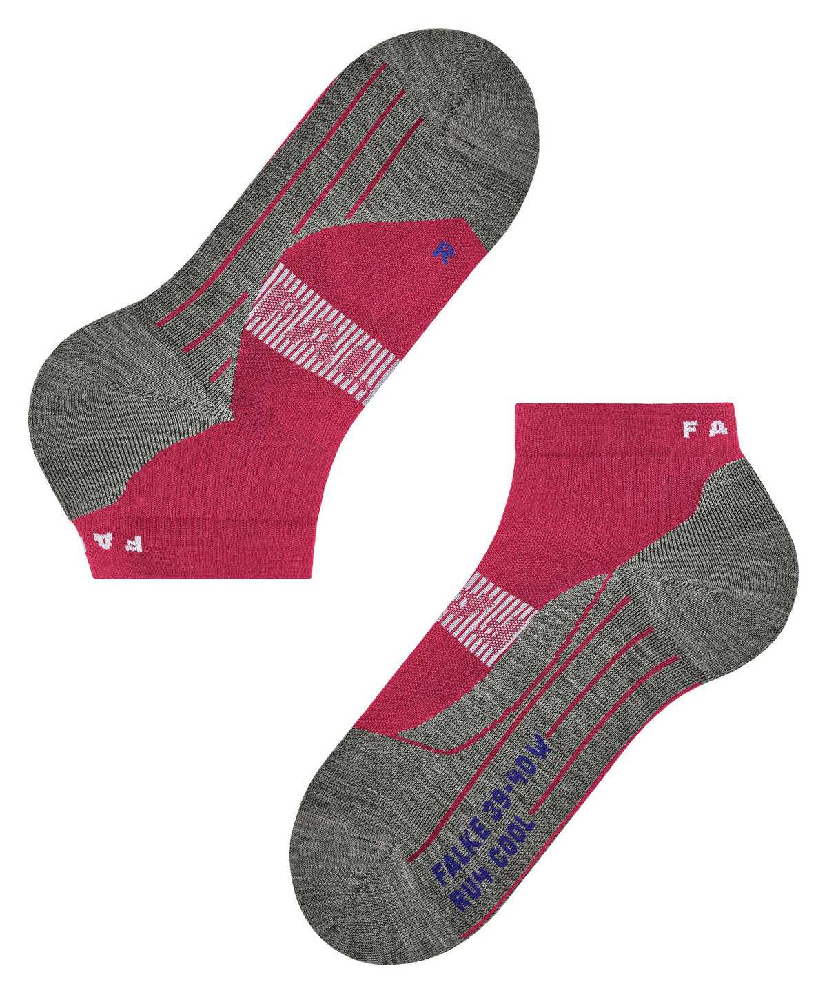 Sports Socks Donna Falke RU4 Endurance Cool Short Running Short sock Rosse | RMUT12945