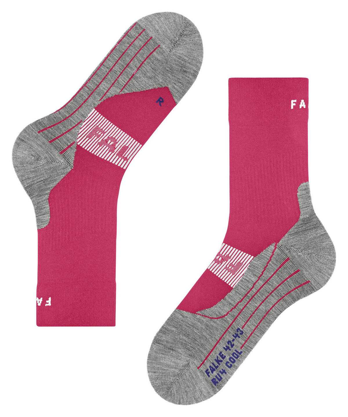 Sports Socks Donna Falke RU4 Endurance Cool Running Socks Rosse | UJMI60984