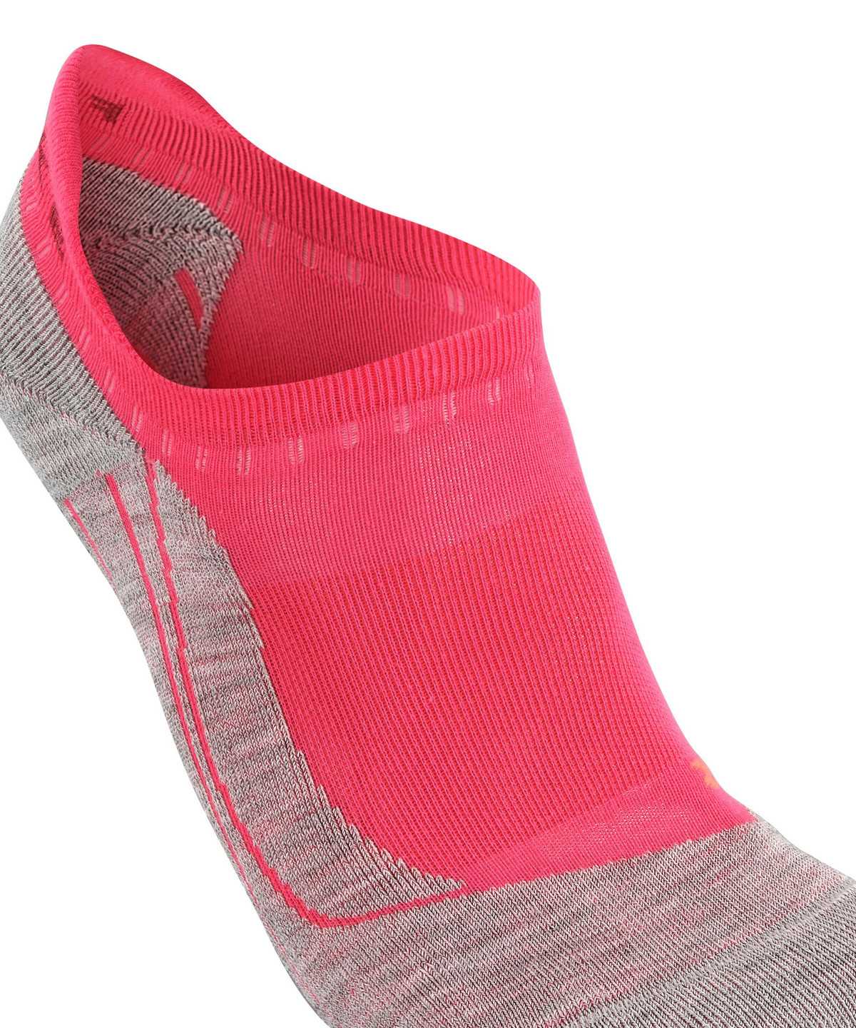 Sports Socks Donna Falke RU4 Endurance Invisible Running Invisibles Rosse | SPLA65074