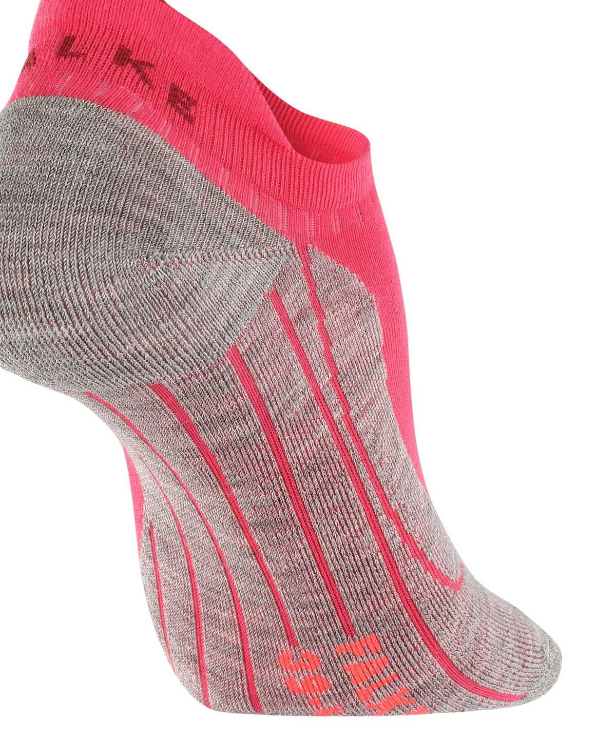 Sports Socks Donna Falke RU4 Endurance Invisible Running Invisibles Rosse | SPLA65074