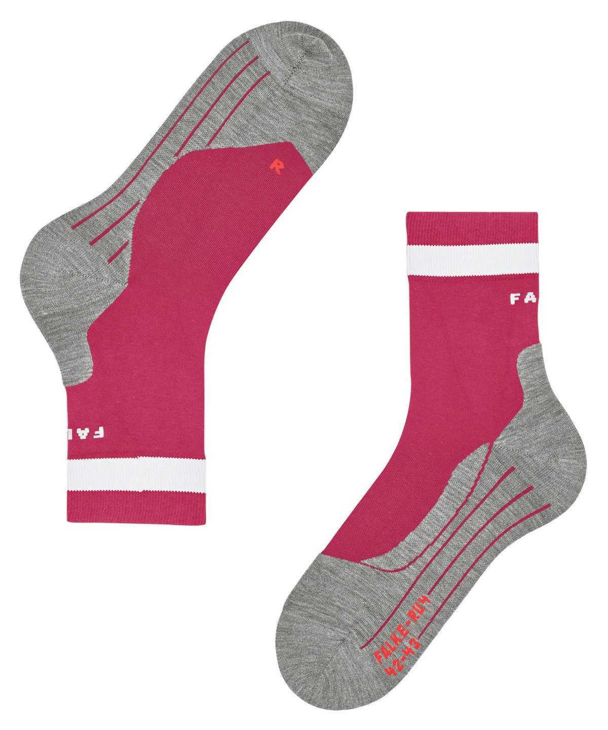 Sports Socks Donna Falke RU4 Endurance Running Socks Rosse | AICH03712