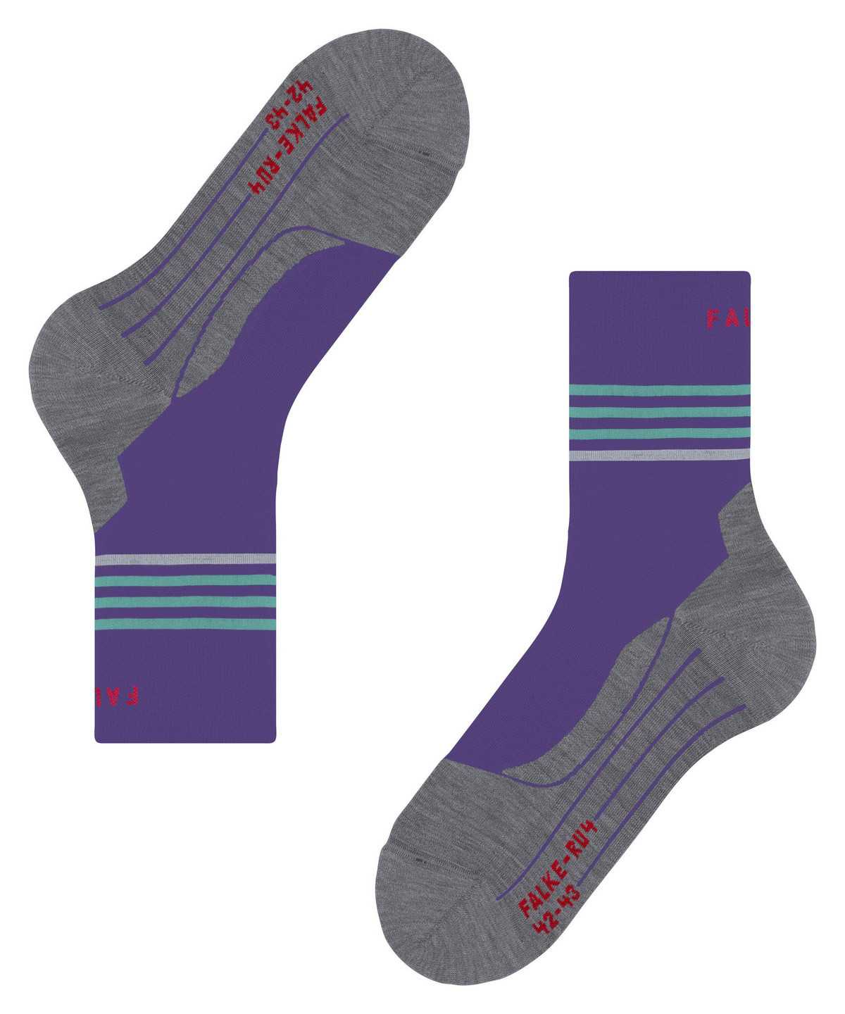 Sports Socks Donna Falke RU4 Endurance Reflect Running Socks Viola | CQSX10927