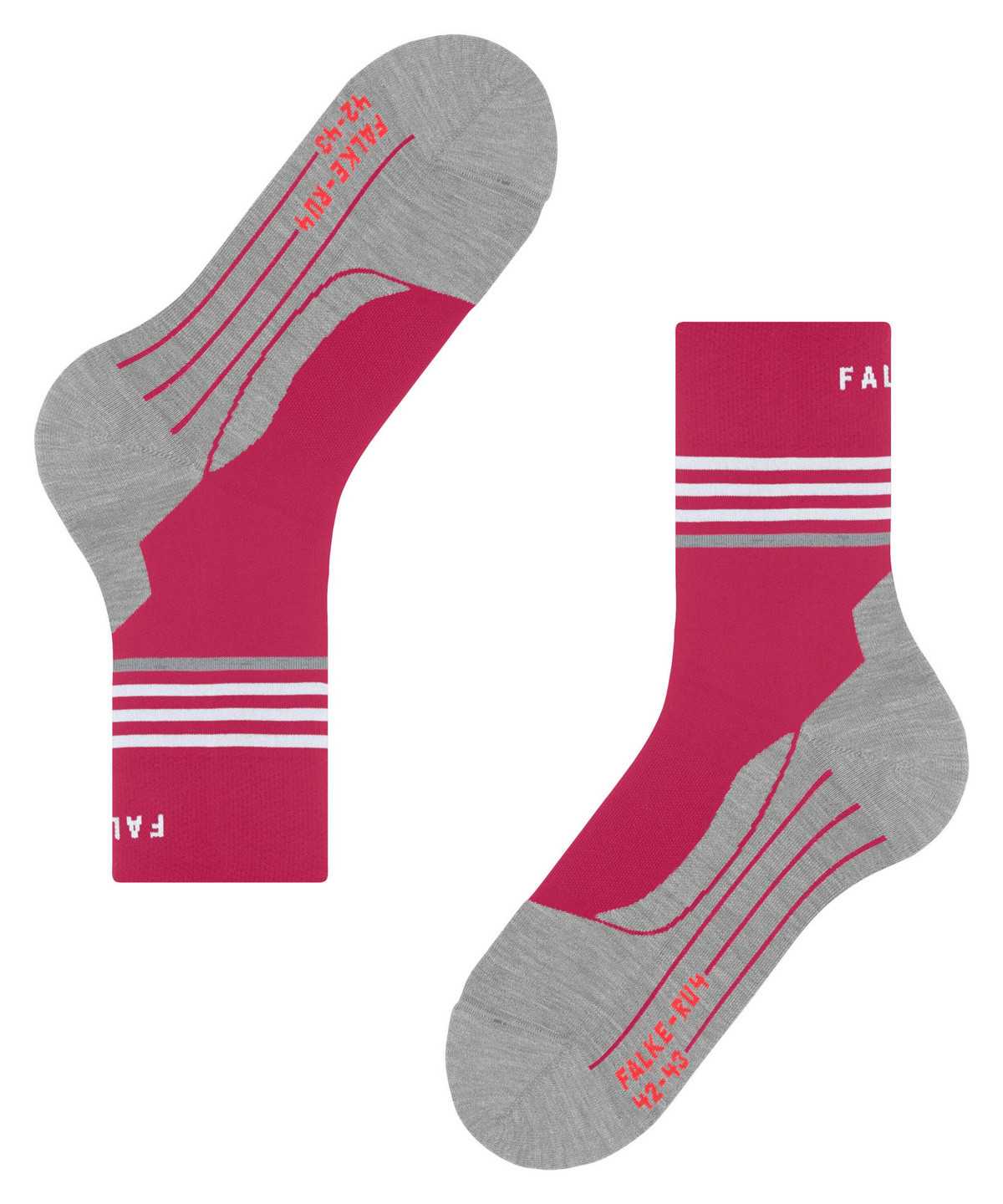 Sports Socks Donna Falke RU4 Endurance Reflect Running Socks Rosse | JIST62340