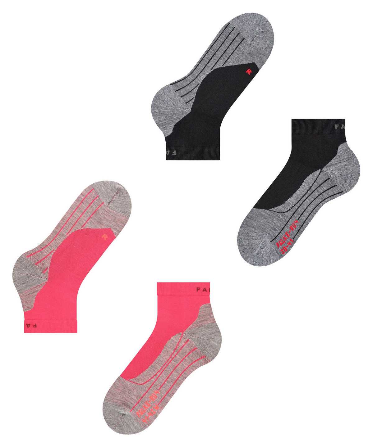 Sports Socks Donna Falke RU4 Endurance Short 2-Pack Short sock Multicolored | GPNQ59061