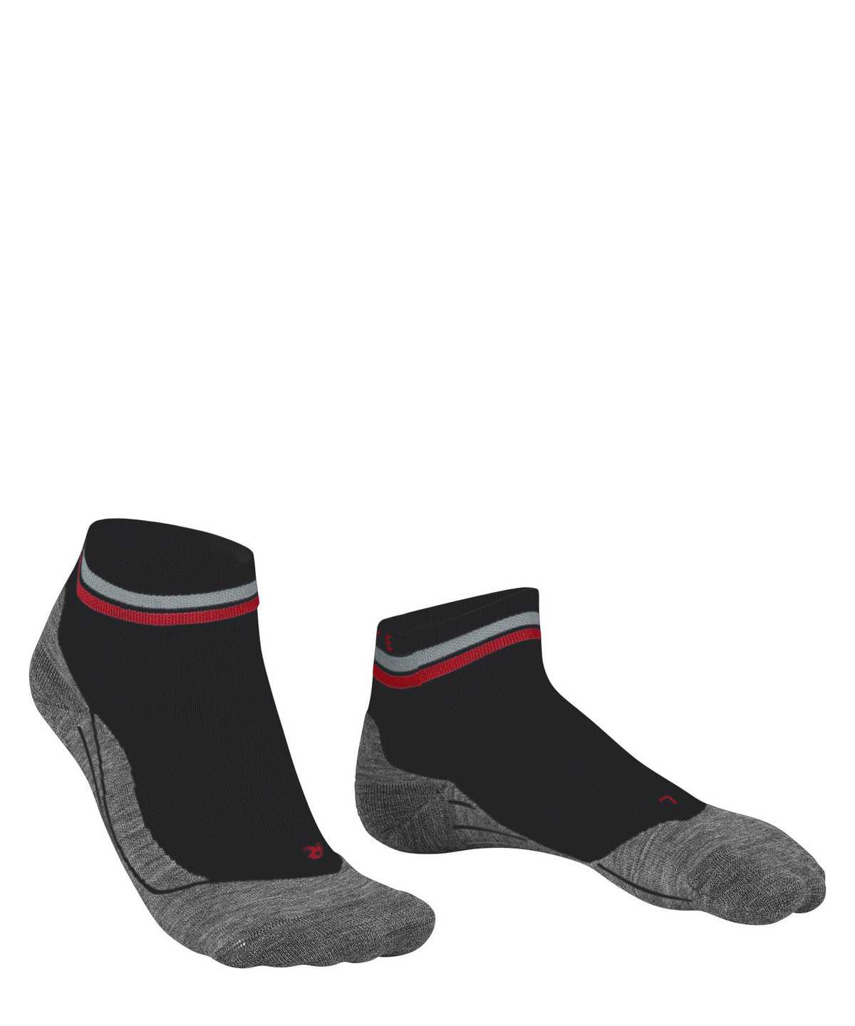 Sports Socks Donna Falke RU4 Endurance Short Reflect Running Short sock Nere | ZNHC32980