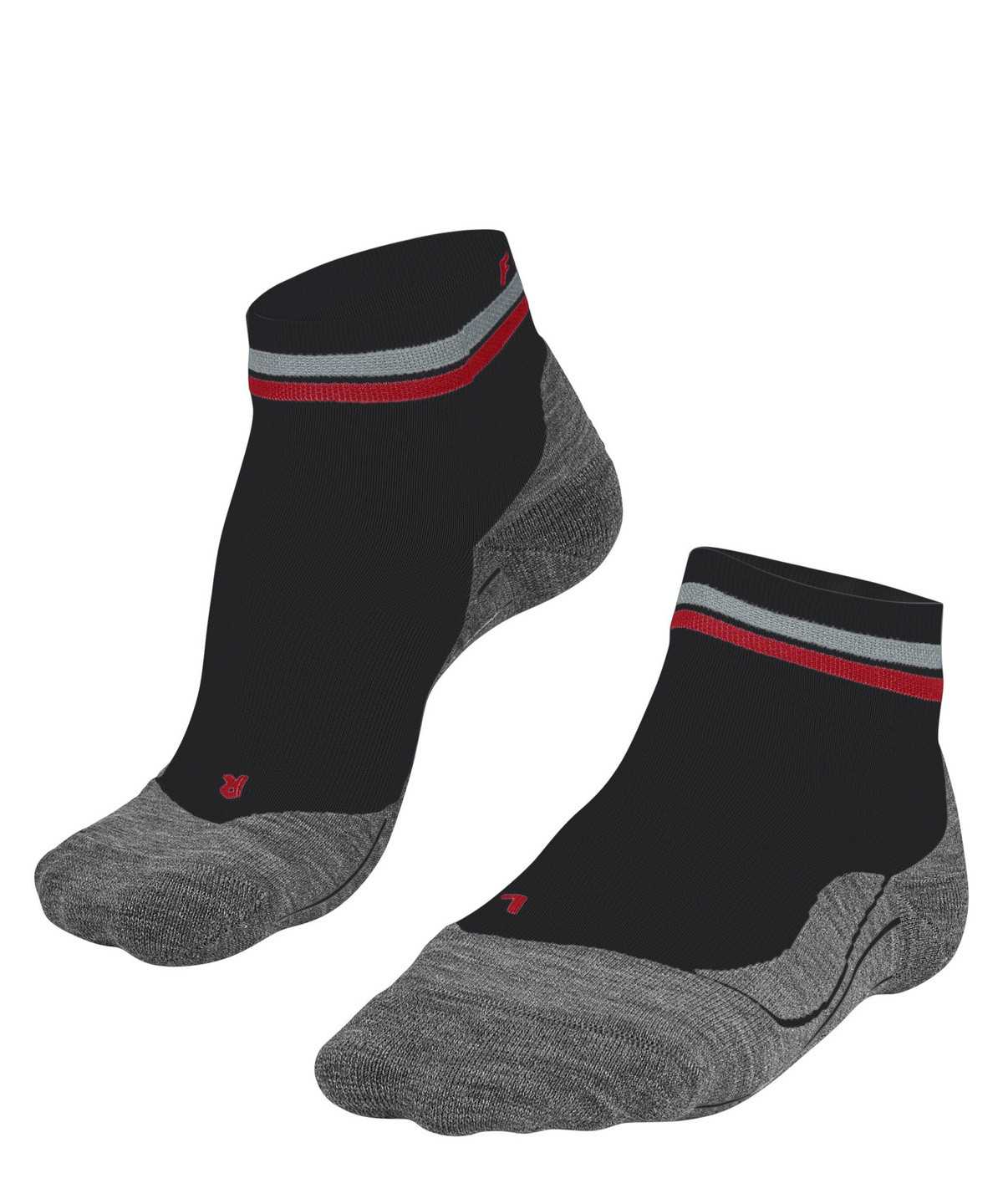 Sports Socks Donna Falke RU4 Endurance Short Reflect Running Short sock Nere | ZNHC32980