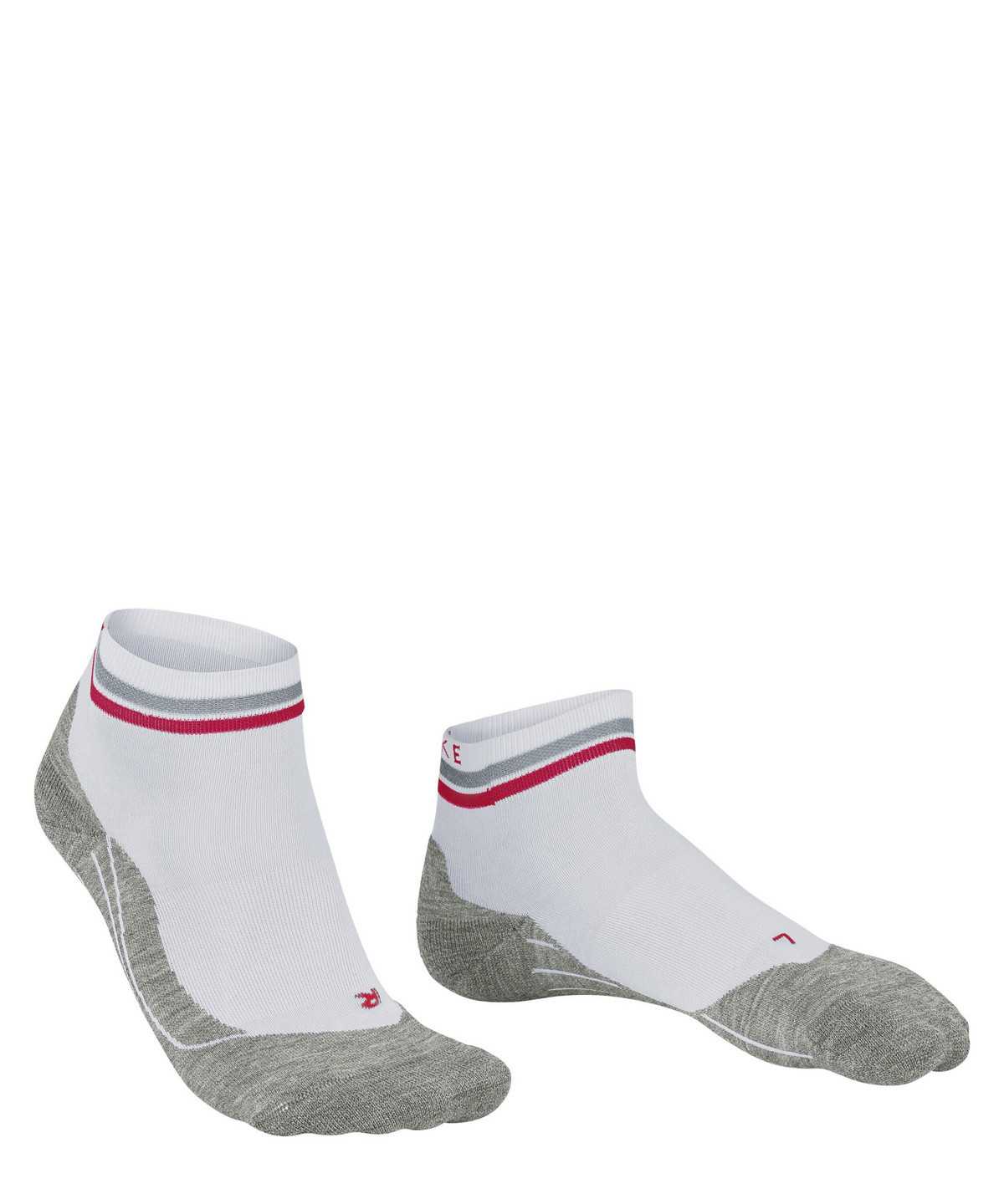 Sports Socks Donna Falke RU4 Endurance Short Reflect Running Short sock Bianche | GXNC93058