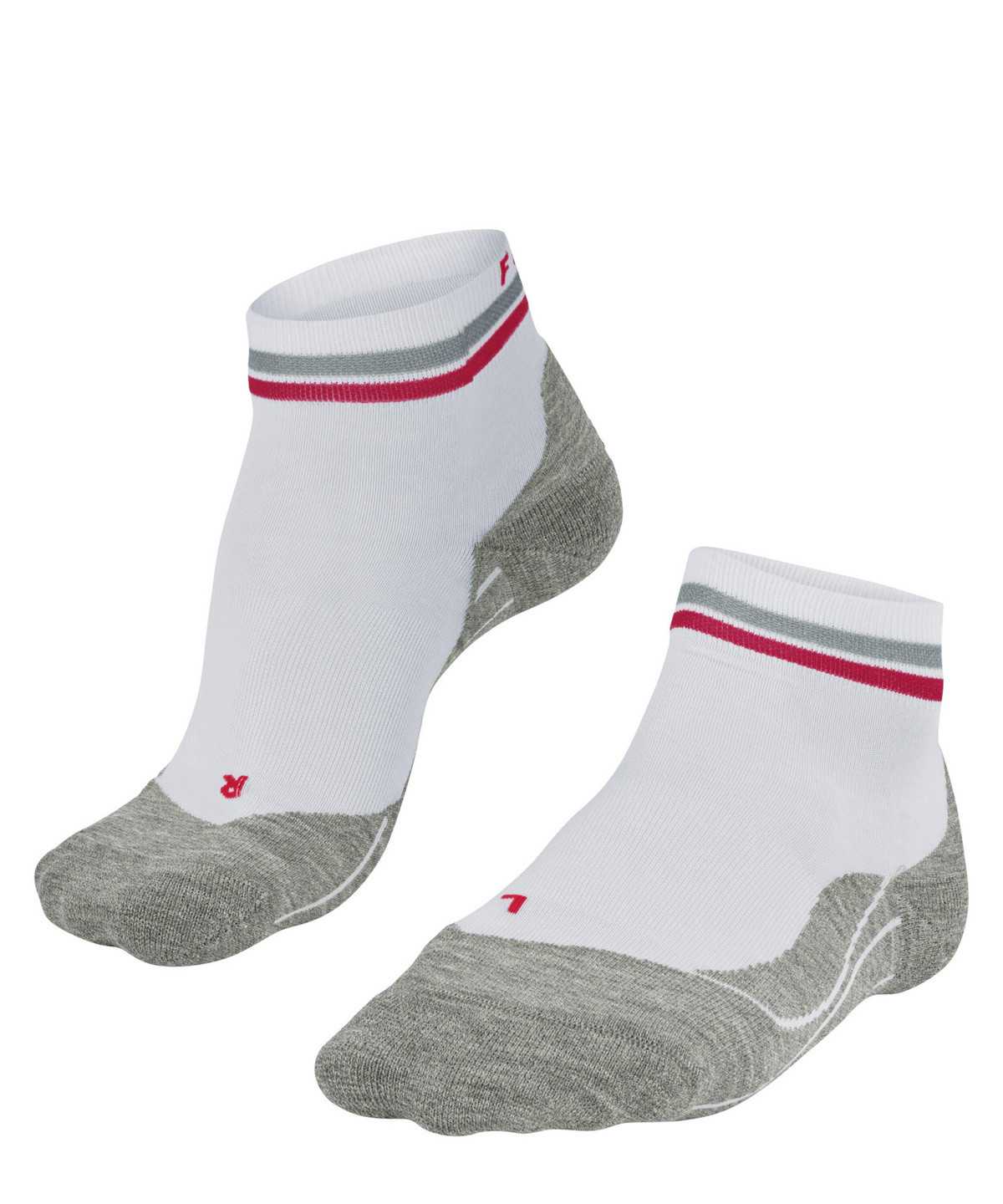 Sports Socks Donna Falke RU4 Endurance Short Reflect Running Short sock Bianche | GXNC93058