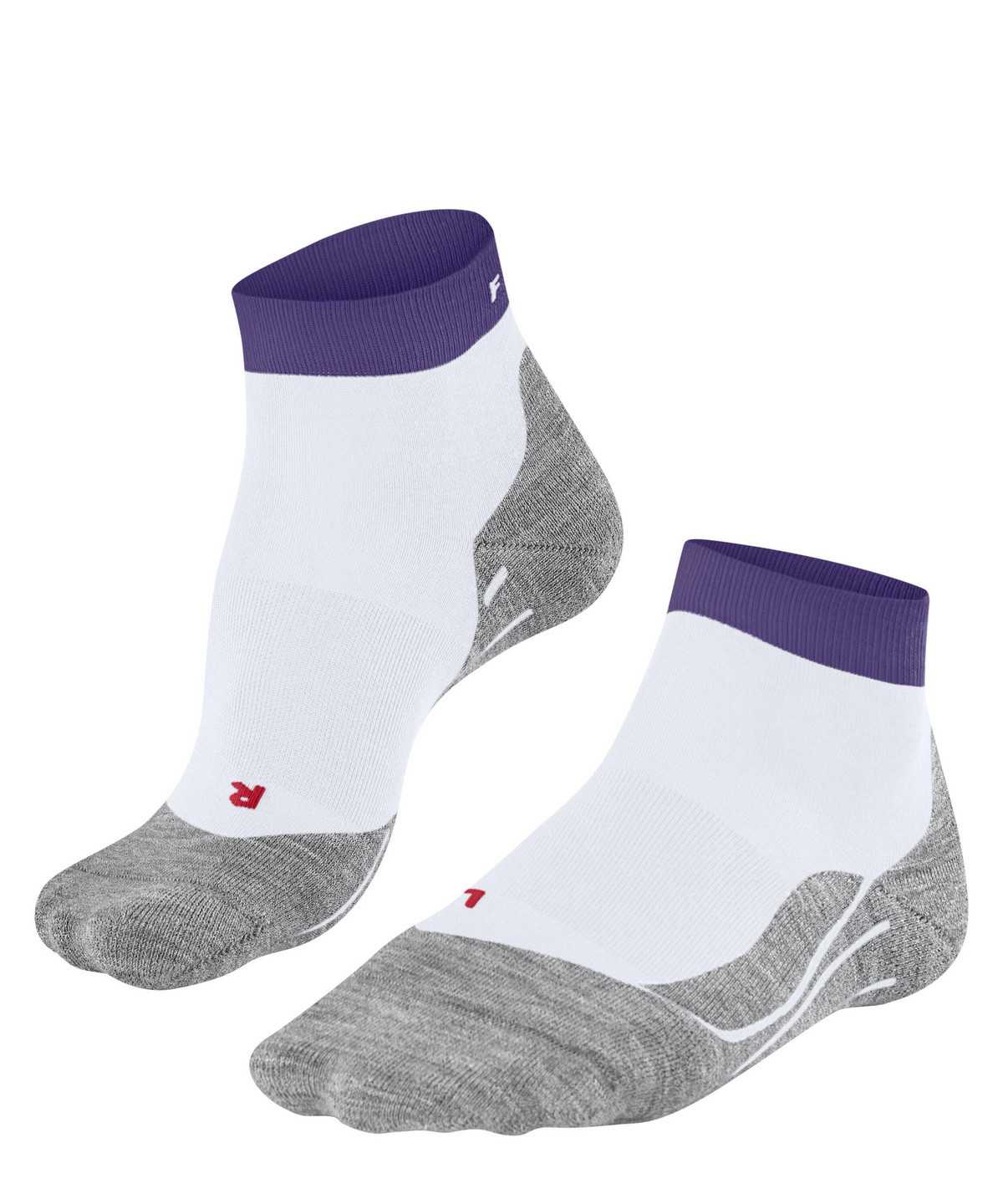 Sports Socks Donna Falke RU4 Endurance Short Running Short sock Bianche | QXFL52036