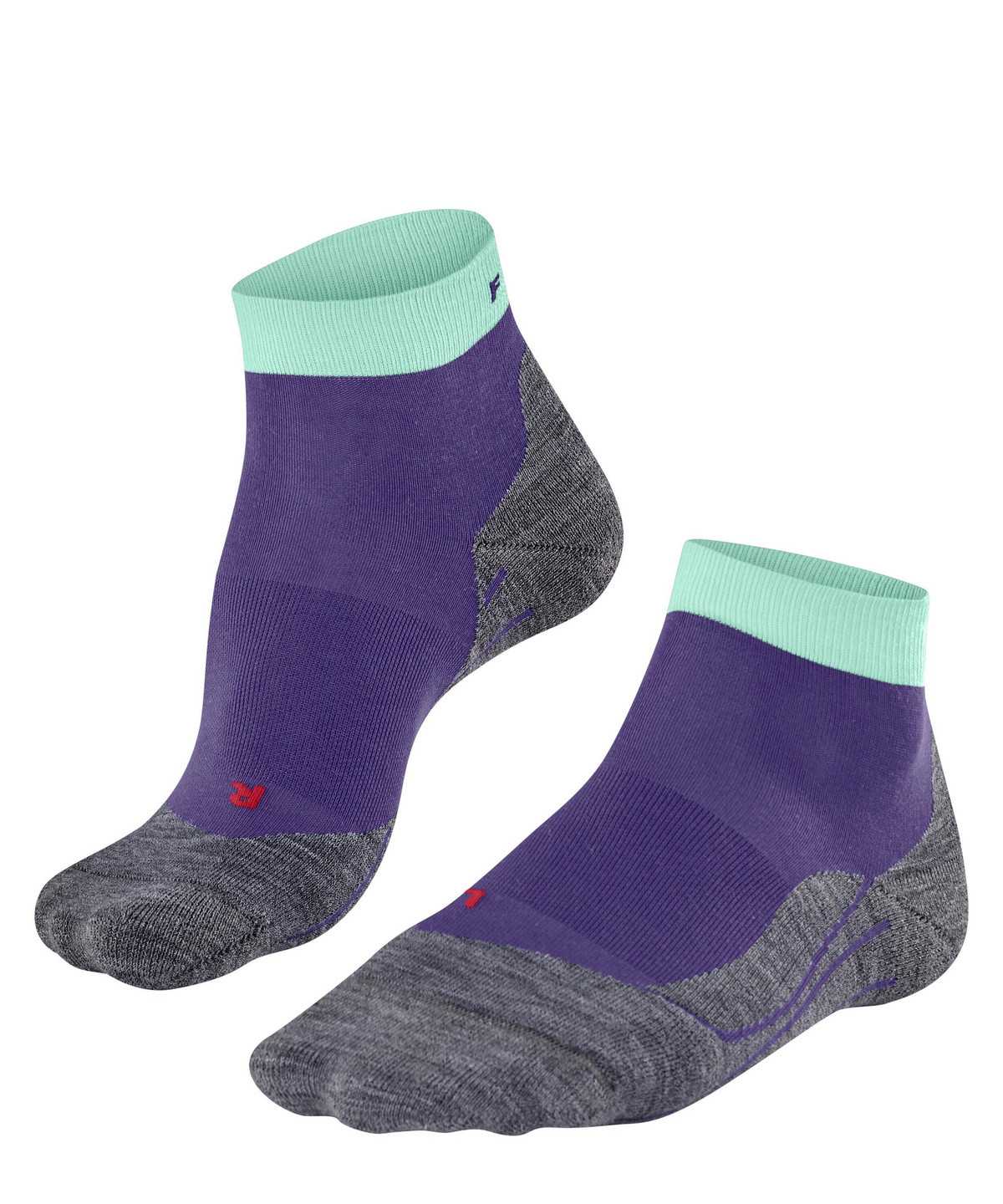 Sports Socks Donna Falke RU4 Endurance Short Running Short sock Viola | IUVP43570