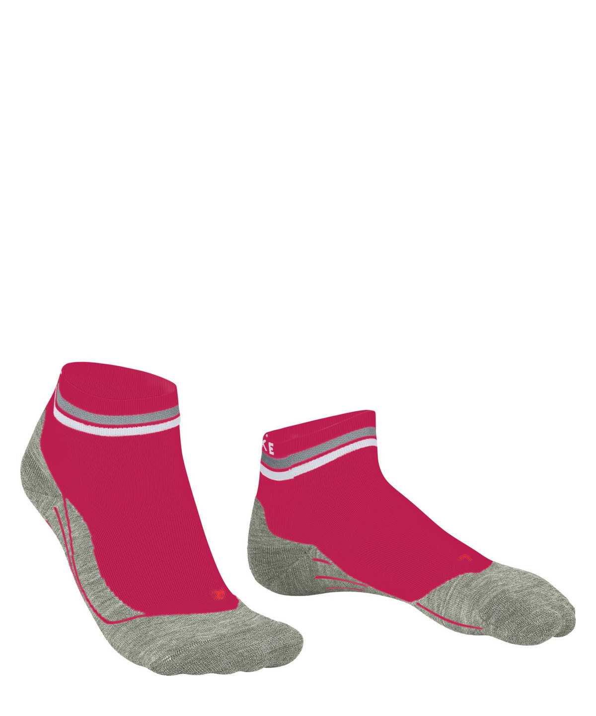 Sports Socks Donna Falke RU4 Endurance Short Reflect Running Short sock Rosse | MIDL49271