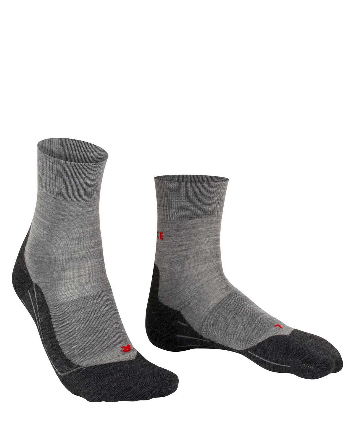 Sports Socks Donna Falke RU4 Endurance Wool Running Socks Grigie | JDNH30867