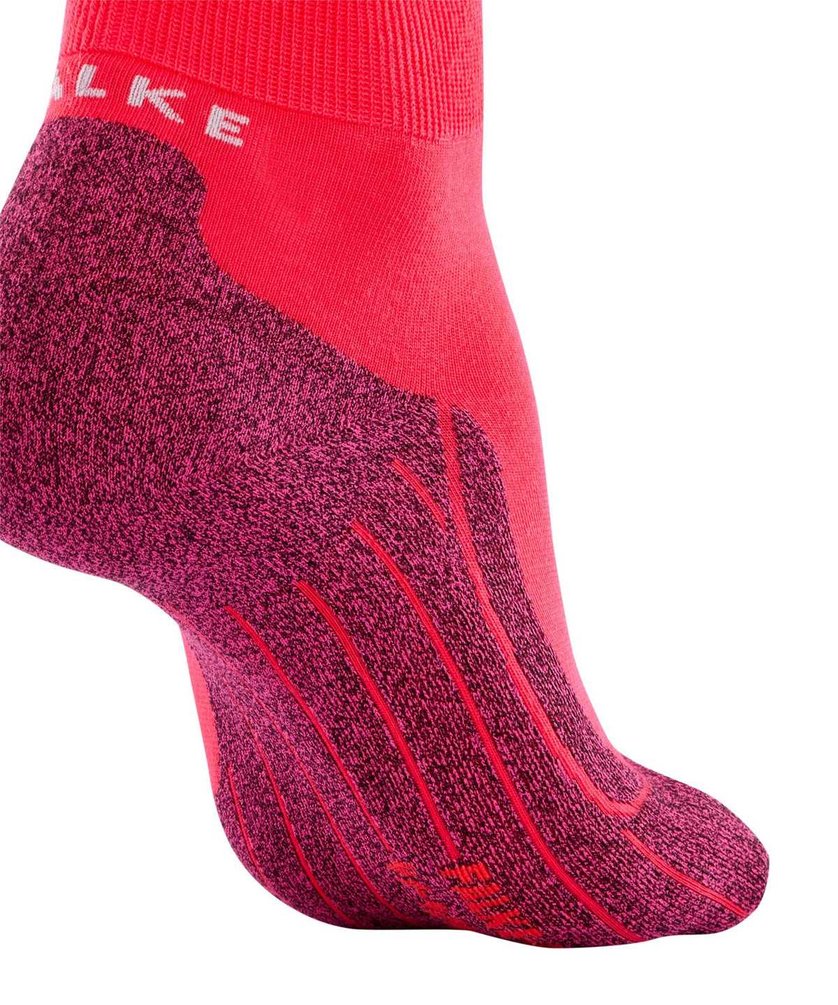 Sports Socks Donna Falke RU4 Light Performance Short Running Short sock Rosse | EOGP01362