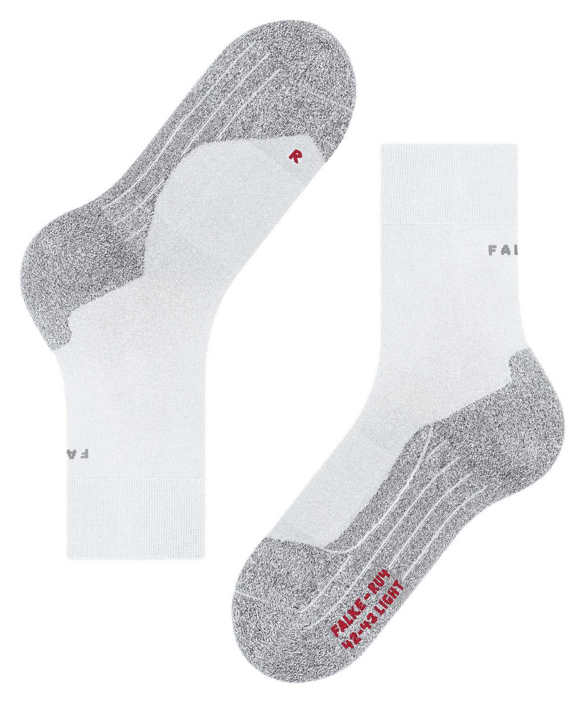 Sports Socks Donna Falke RU4 Light Performance Running Socks Bianche | GLIO34971