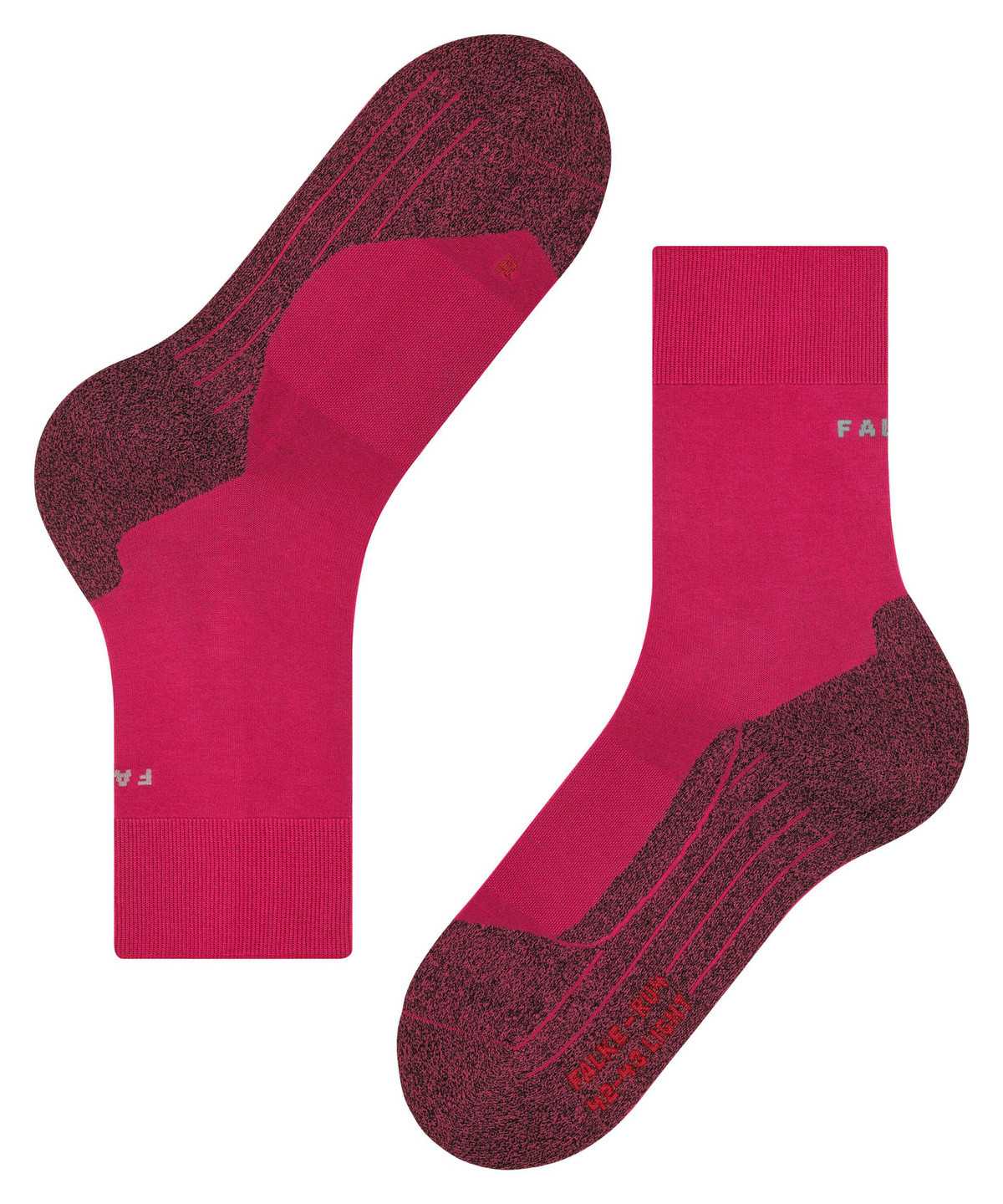 Sports Socks Donna Falke RU4 Light Performance Running Socks Rosse | QCFS57829