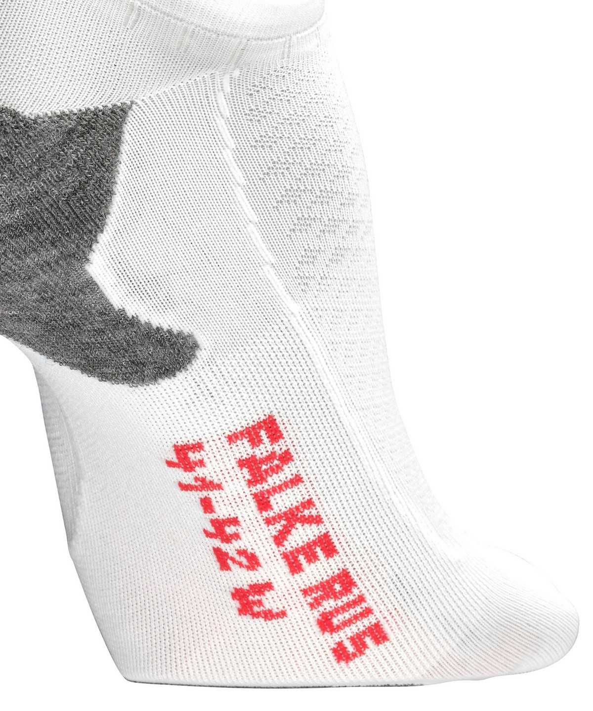 Sports Socks Donna Falke RU5 Race Invisible Running Invisibles Bianche | EKGD63875