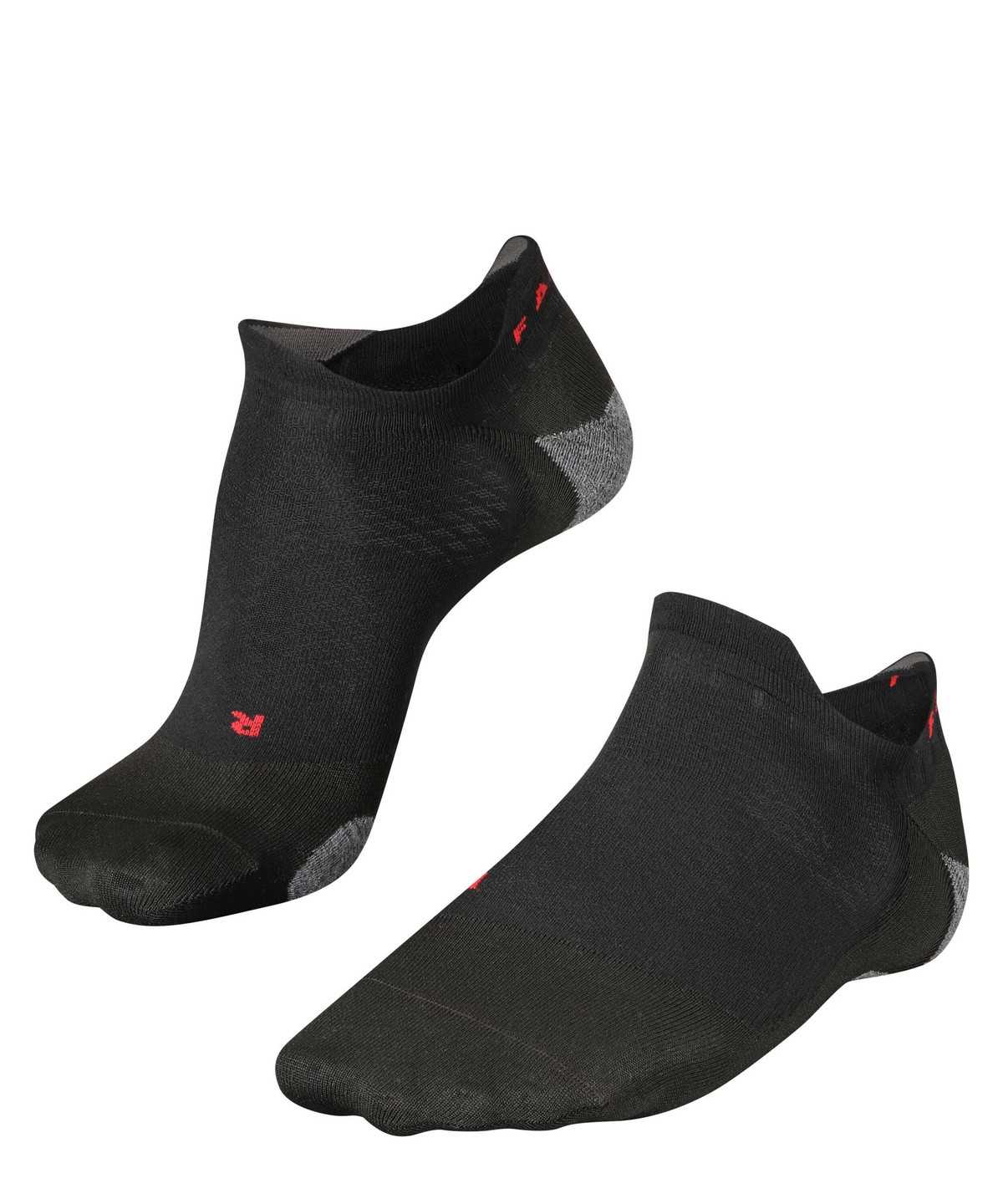 Sports Socks Donna Falke RU5 Race Invisible Running Invisibles Nere | FMXQ36742