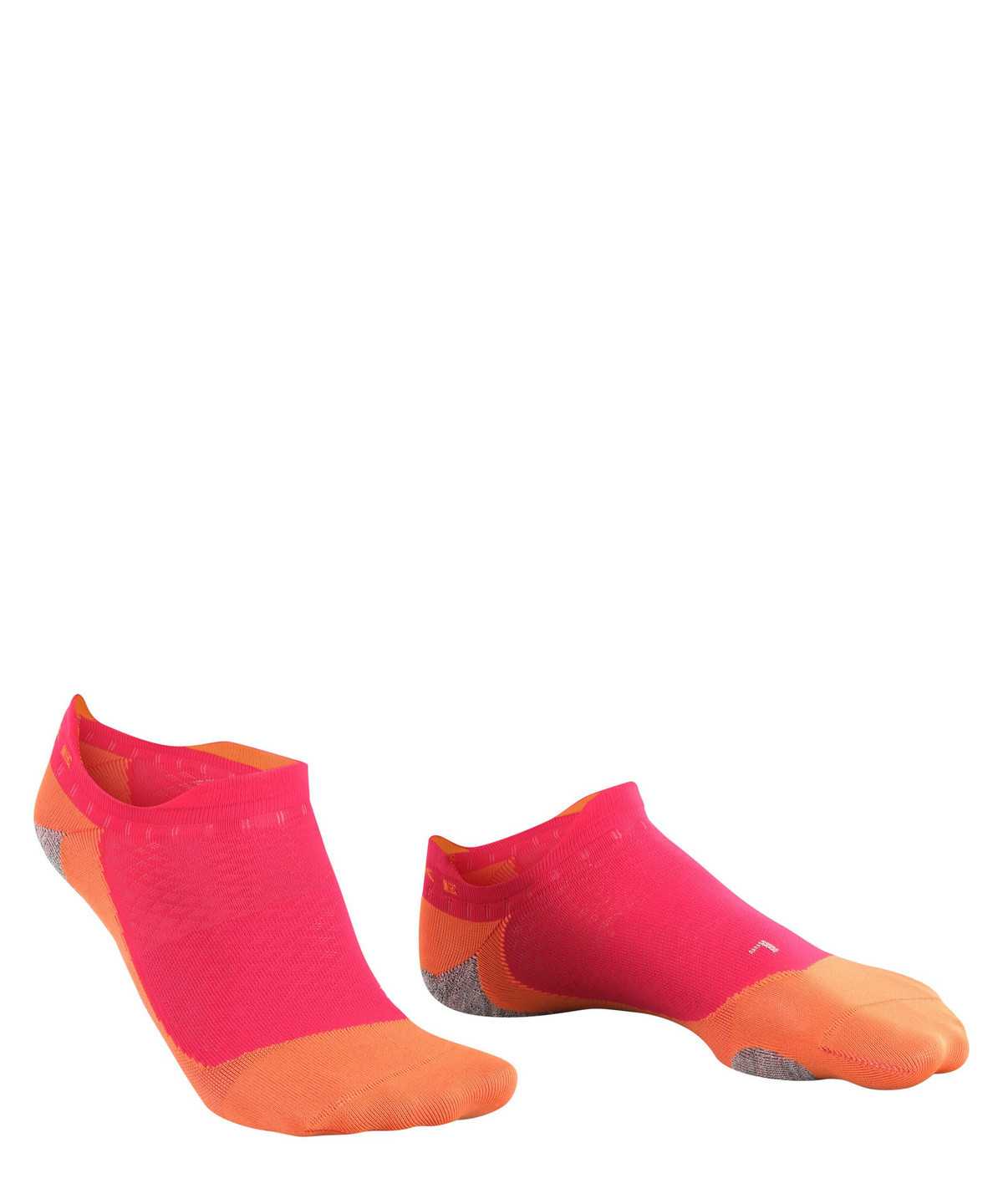 Sports Socks Donna Falke RU5 Race Invisible Running Invisibles Rosse | AIOZ02758