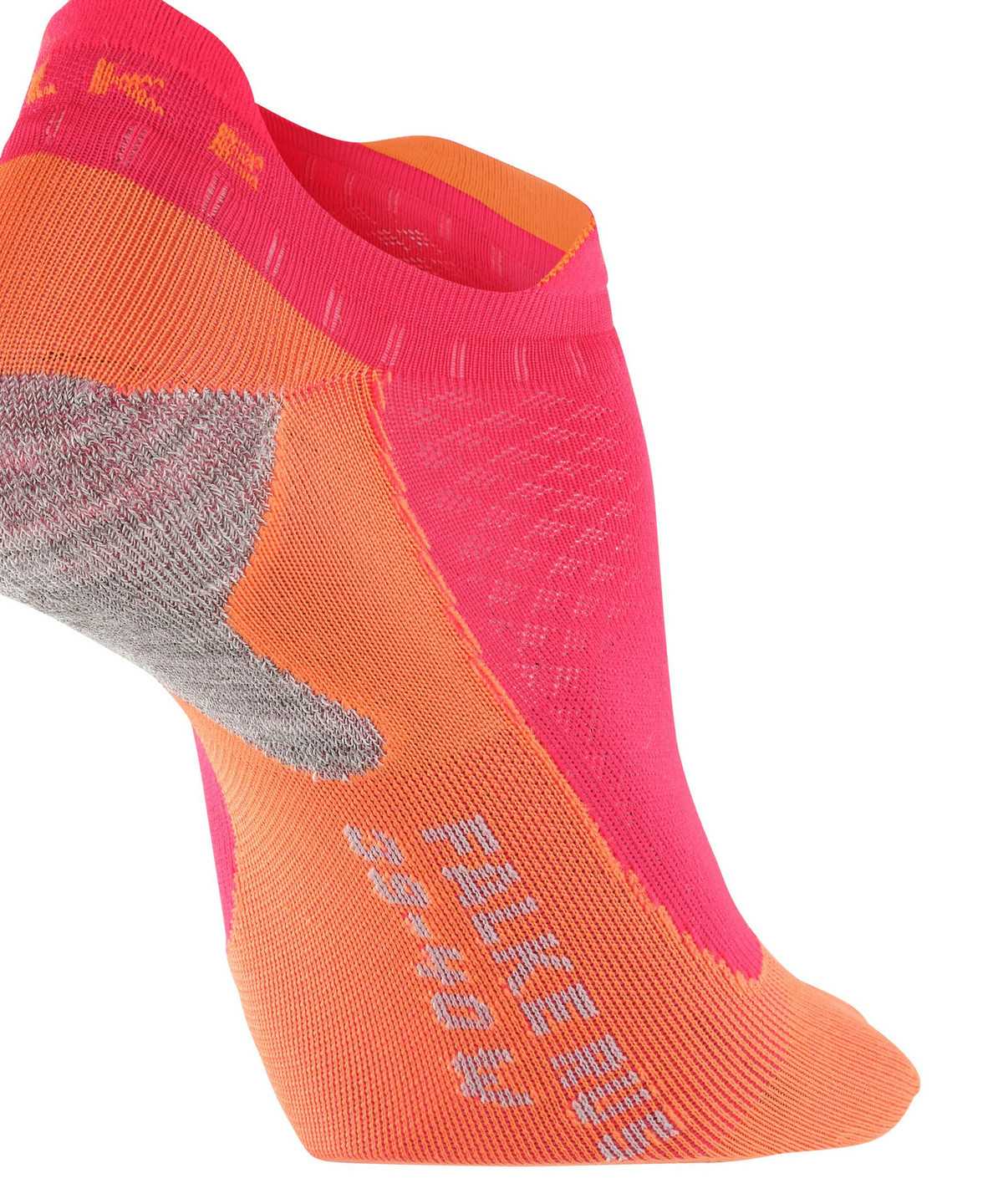 Sports Socks Donna Falke RU5 Race Invisible Running Invisibles Rosse | AIOZ02758