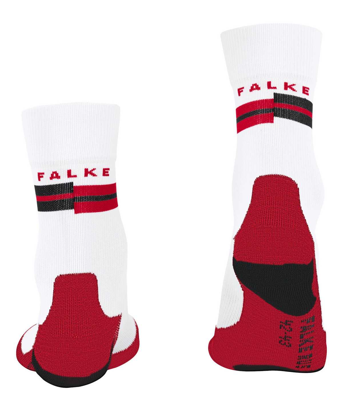 Sports Socks Donna Falke RU5 Race Running Socks Bianche | VKHI96857