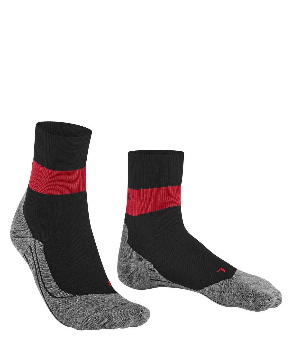 Sports Socks Donna Falke RU Compression Stabilizing Running Socks Nere | HUQS71359