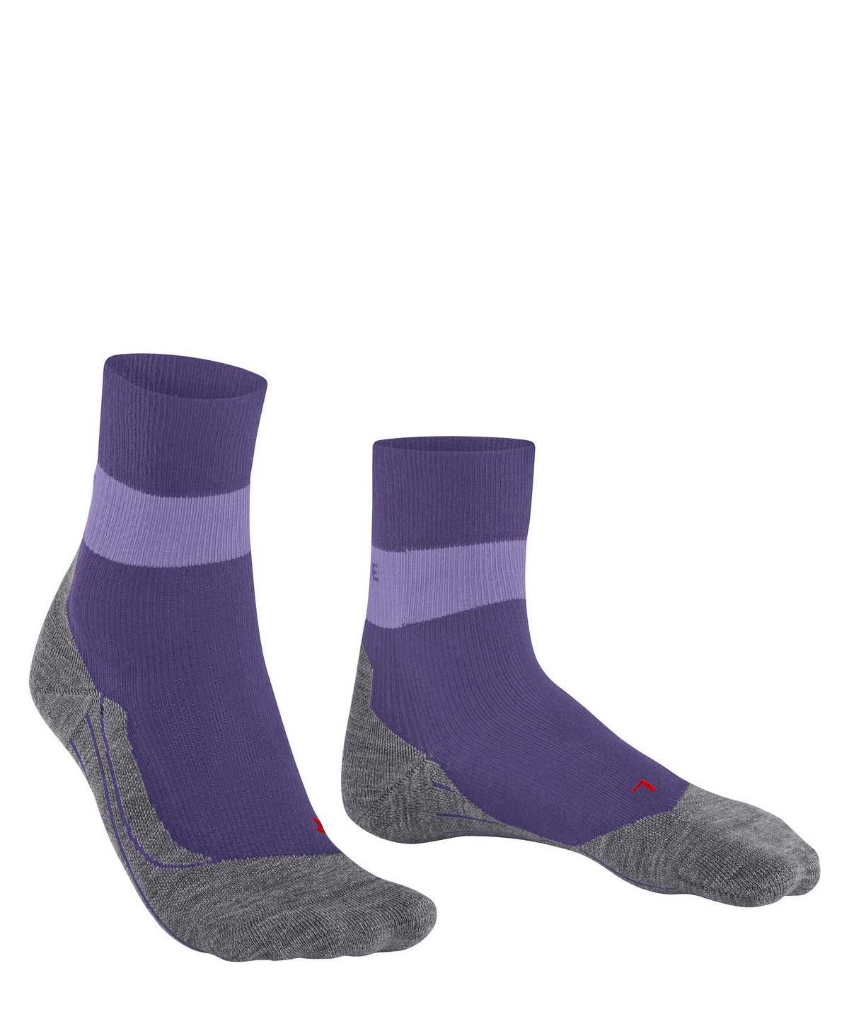 Sports Socks Donna Falke RU Compression Stabilizing Running Socks Viola | KRAQ79508