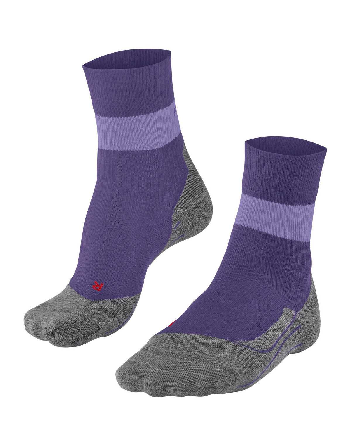 Sports Socks Donna Falke RU Compression Stabilizing Running Socks Viola | KRAQ79508