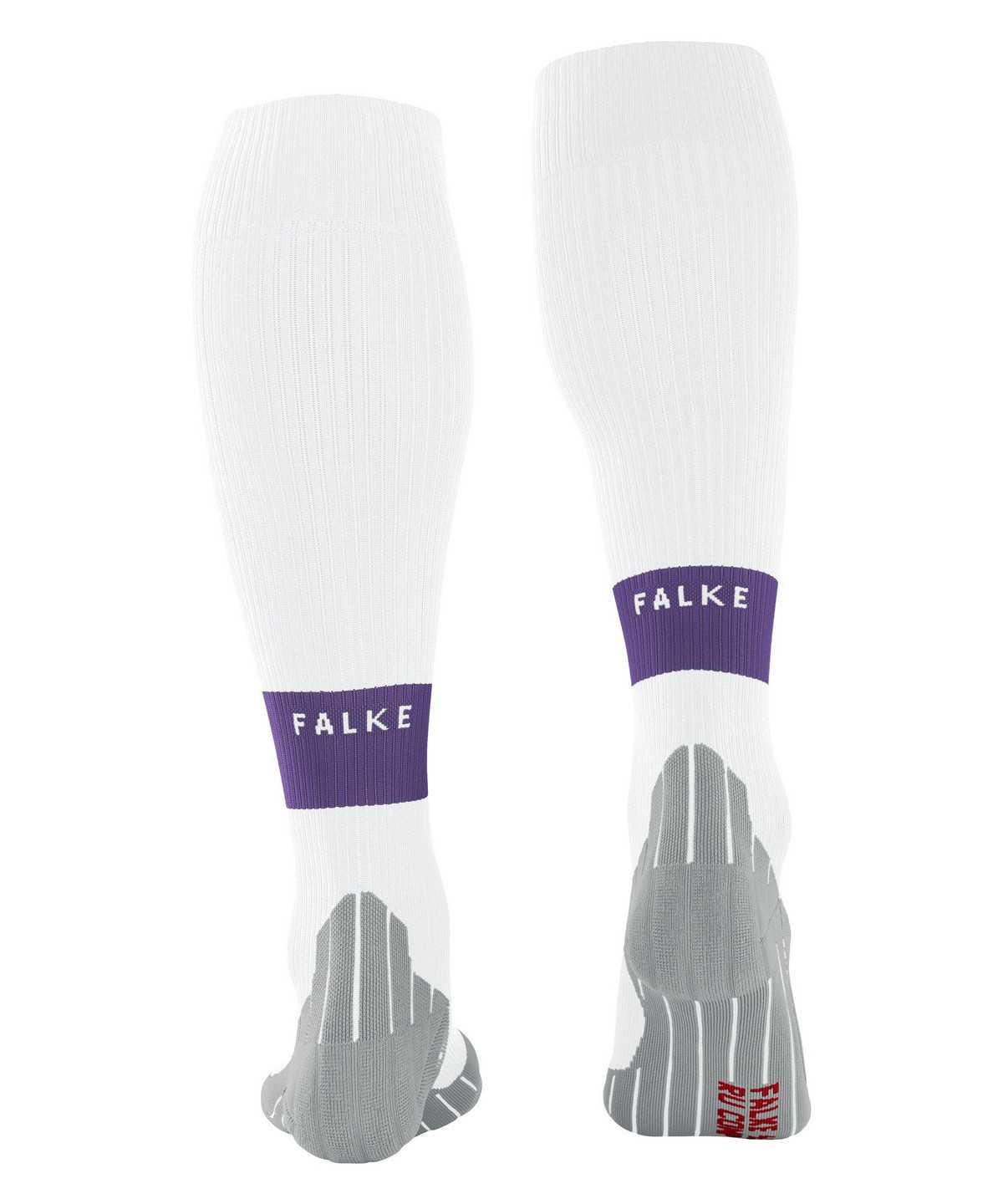 Sports Socks Donna Falke RU Compression Energy Running Knee-high Socks Bianche | TJUZ85947