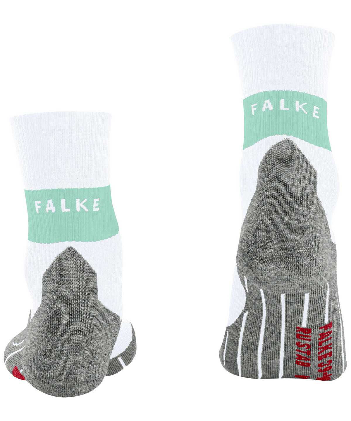 Sports Socks Donna Falke RU Compression Stabilizing Running Socks Bianche | XVTH29103