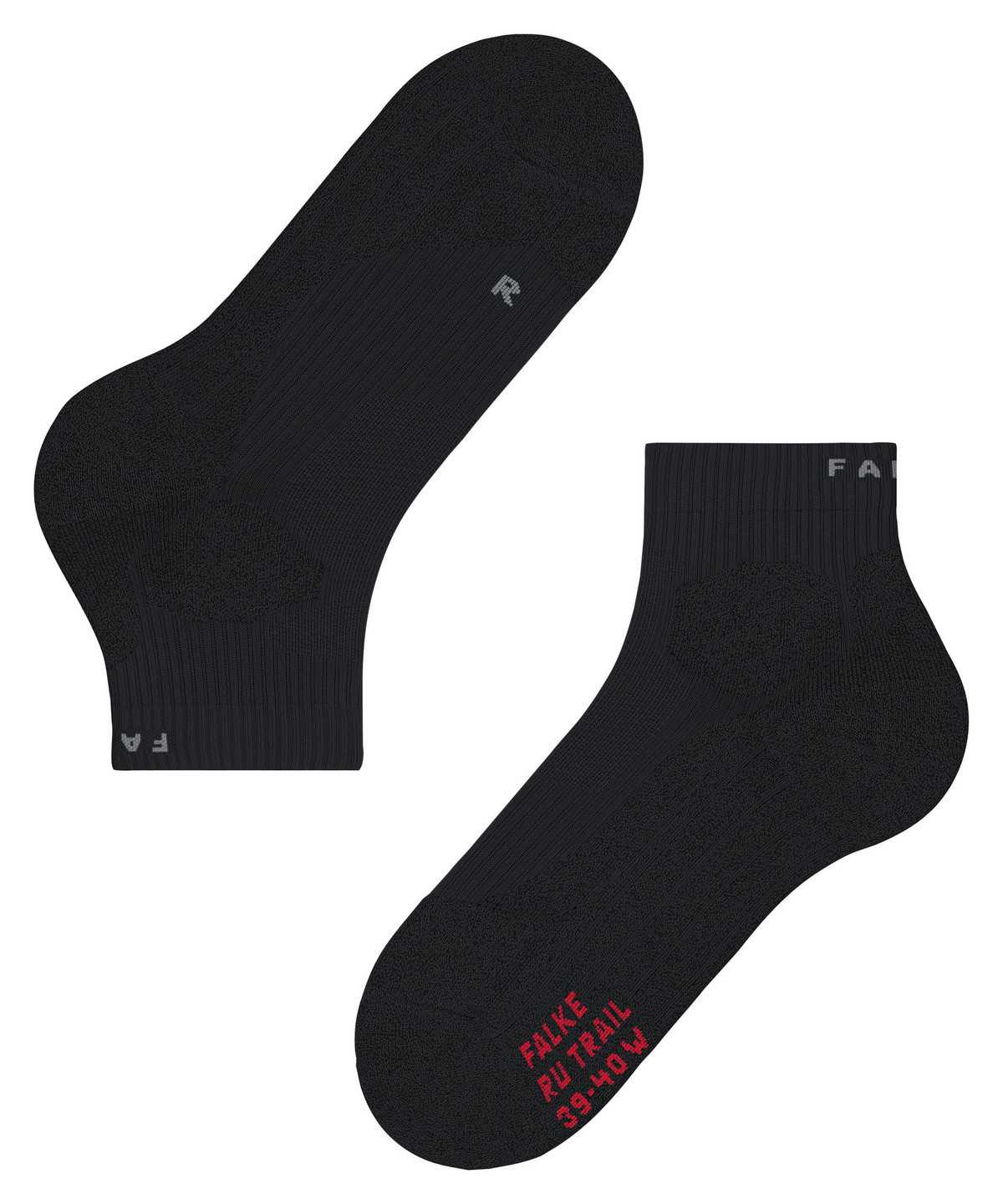 Sports Socks Donna Falke RU Trail Running Socks Nere | GKQB96237