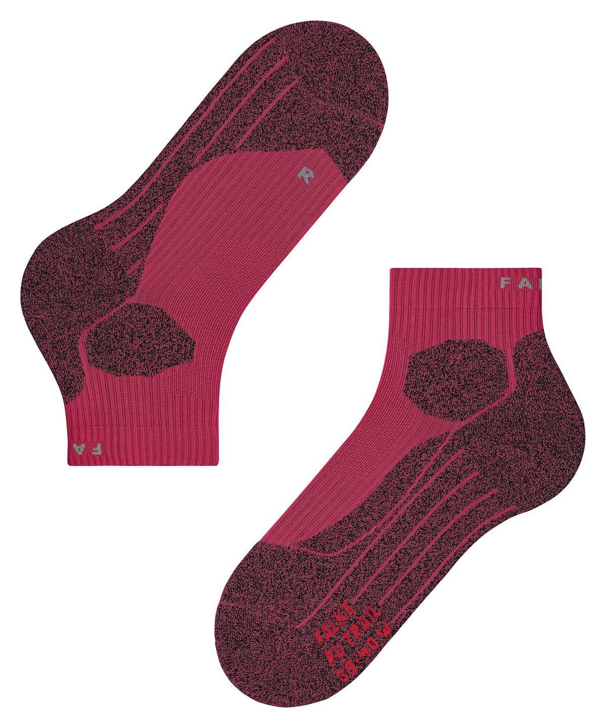 Sports Socks Donna Falke RU Trail Running Socks Rosse | RDTE18509