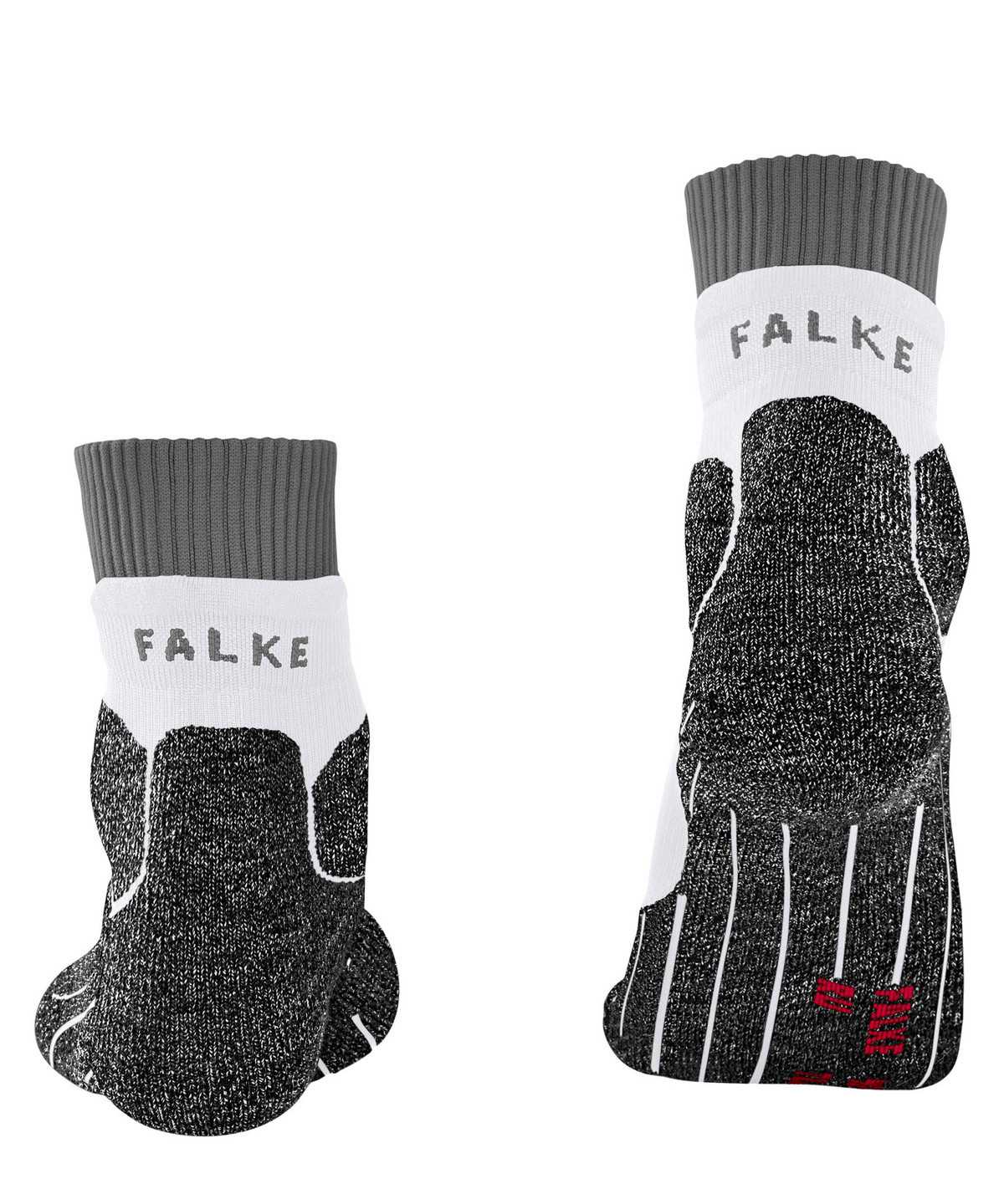 Sports Socks Donna Falke RU Trail Running Socks Bianche | DLEU29017