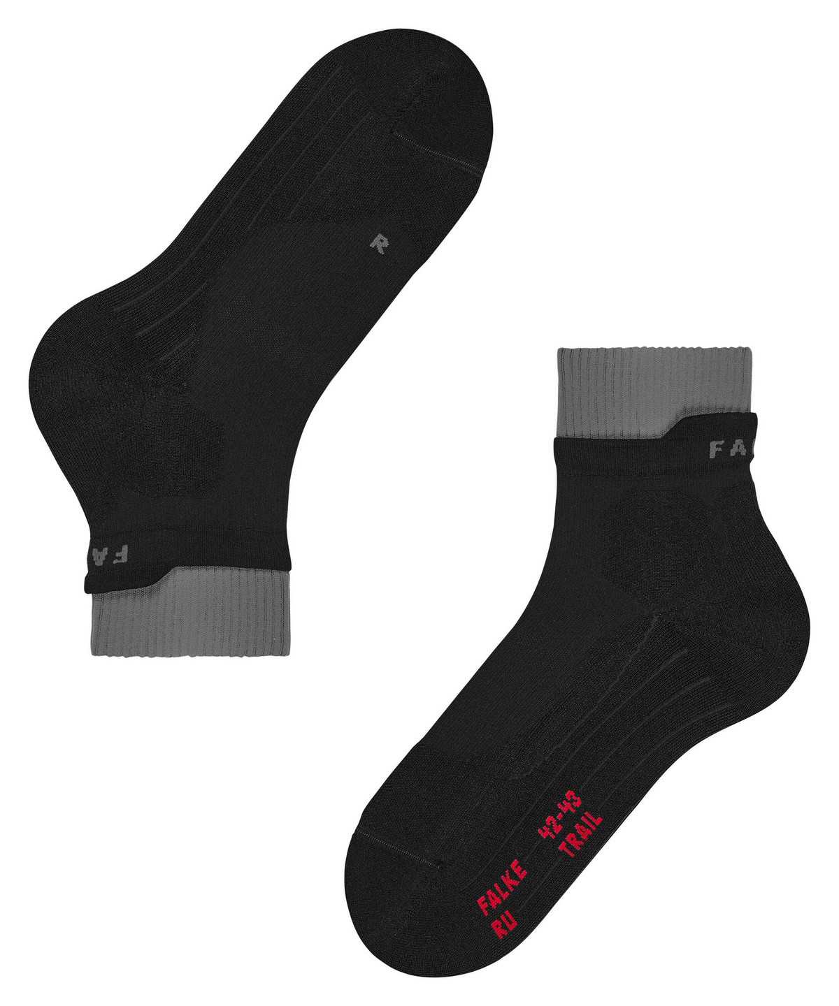 Sports Socks Donna Falke RU Trail Running Socks Nere | VKCP83960