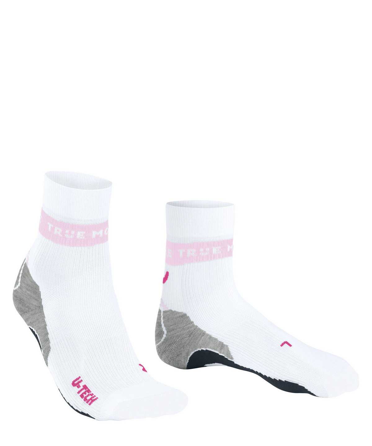 Sports Socks Donna Falke RU True Motion Aion Running Socks Bianche | CKTL62573