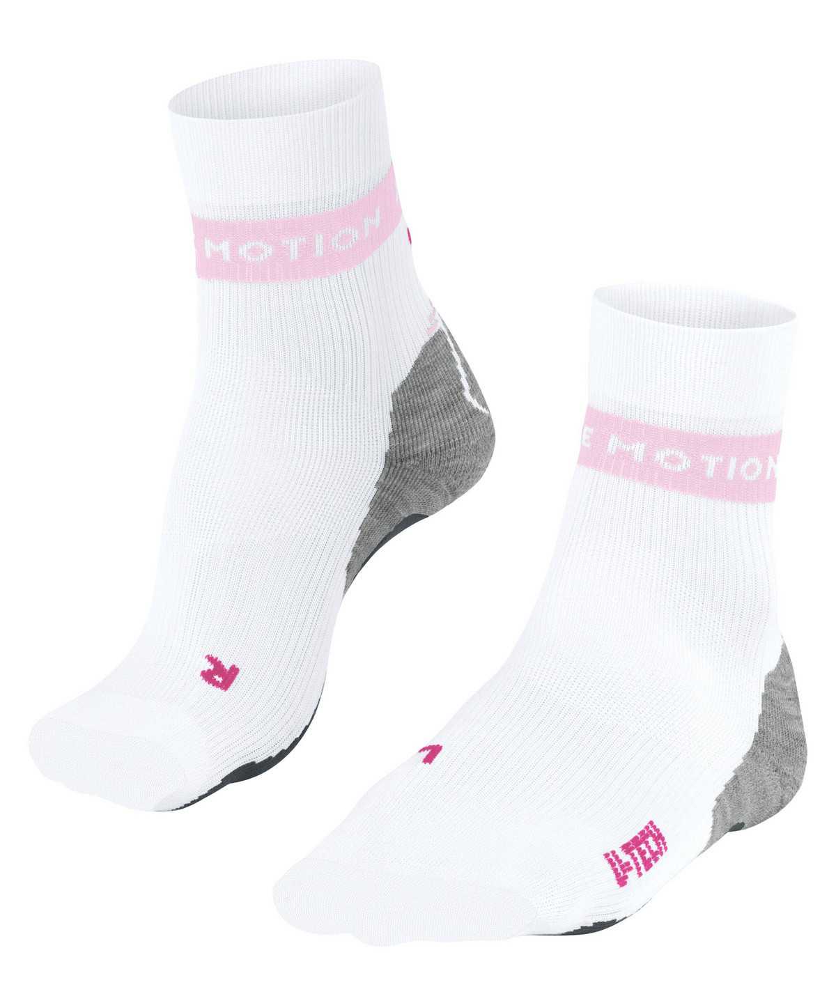 Sports Socks Donna Falke RU True Motion Aion Running Socks Bianche | CKTL62573