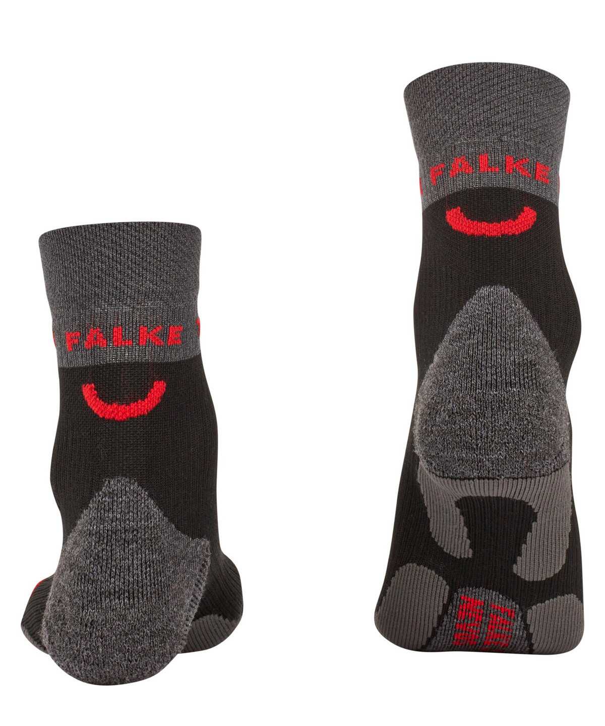 Sports Socks Donna Falke RU True Motion Nevos Running Socks Nere | JHFY32471