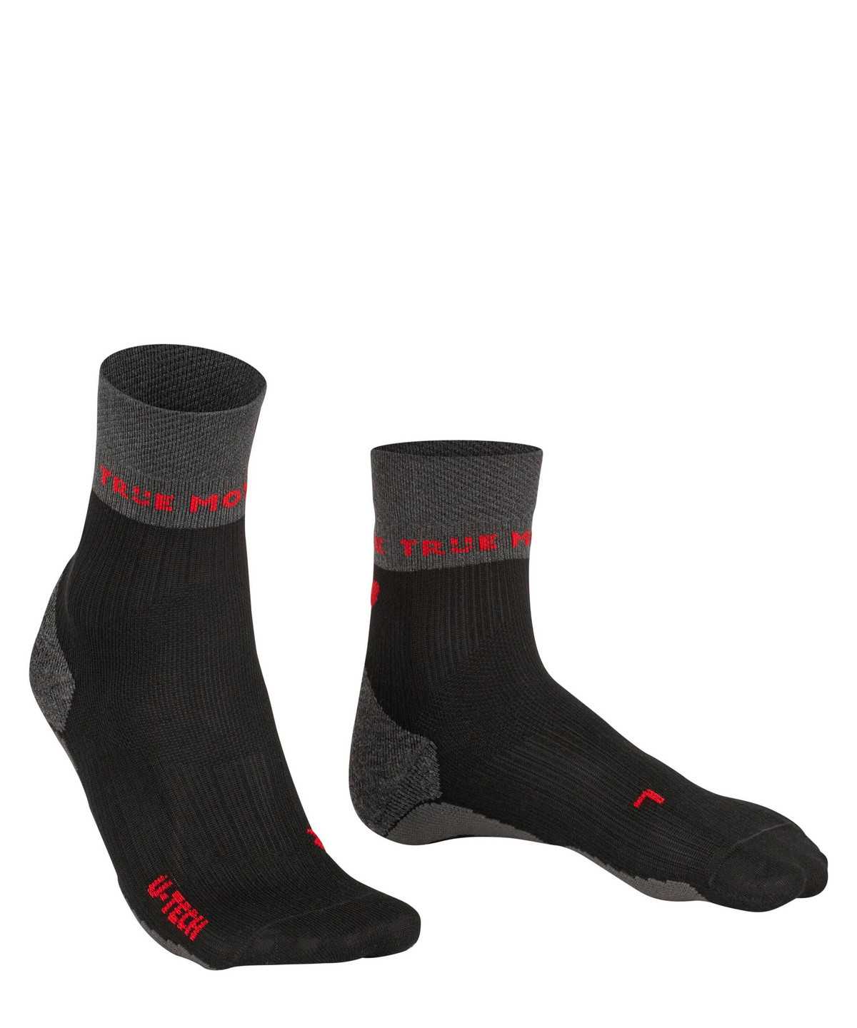 Sports Socks Donna Falke RU True Motion Nevos Running Socks Nere | JHFY32471