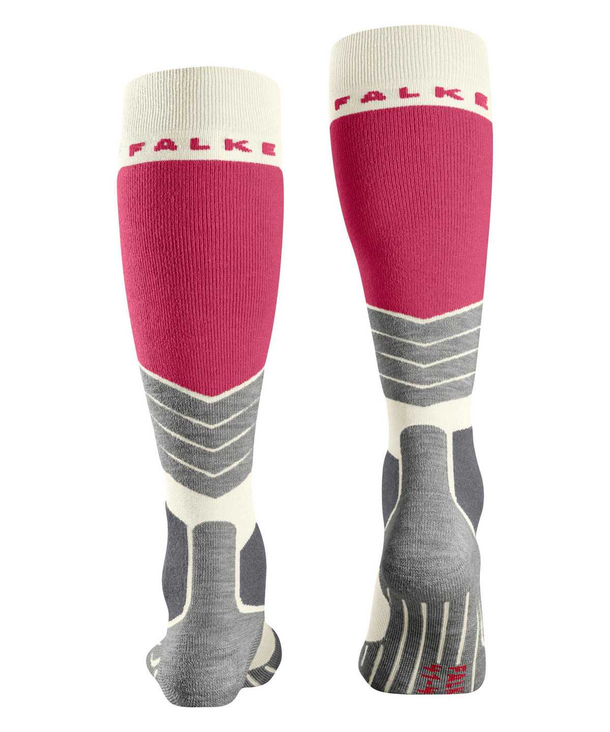 Sports Socks Donna Falke SK2 Intermediate Skiing Knee-high Socks Bianche | GEWM30256