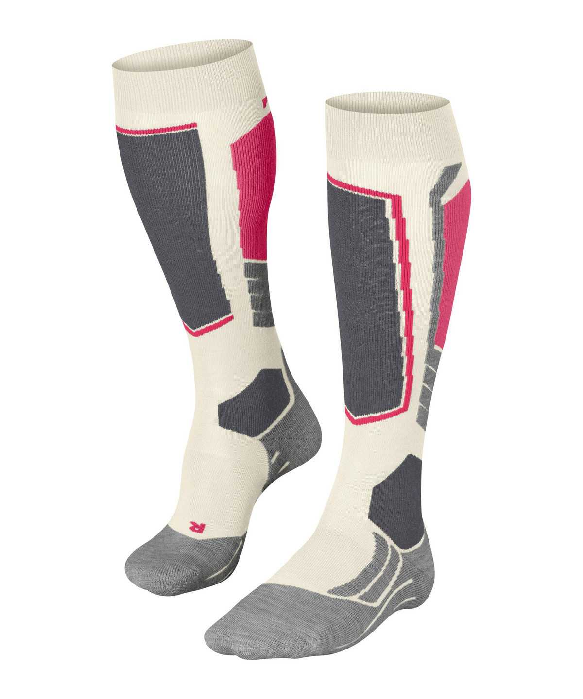 Sports Socks Donna Falke SK2 Intermediate Skiing Knee-high Socks Bianche | GEWM30256