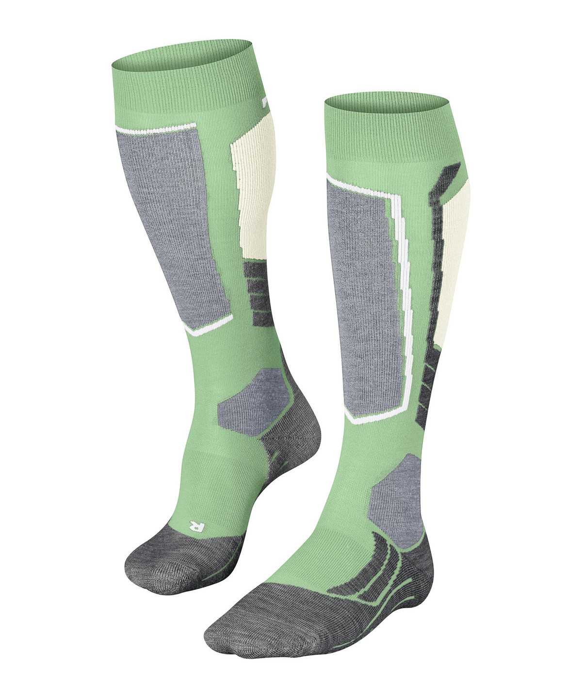 Sports Socks Donna Falke SK2 Intermediate Skiing Knee-high Socks Verdi | TQYX81074