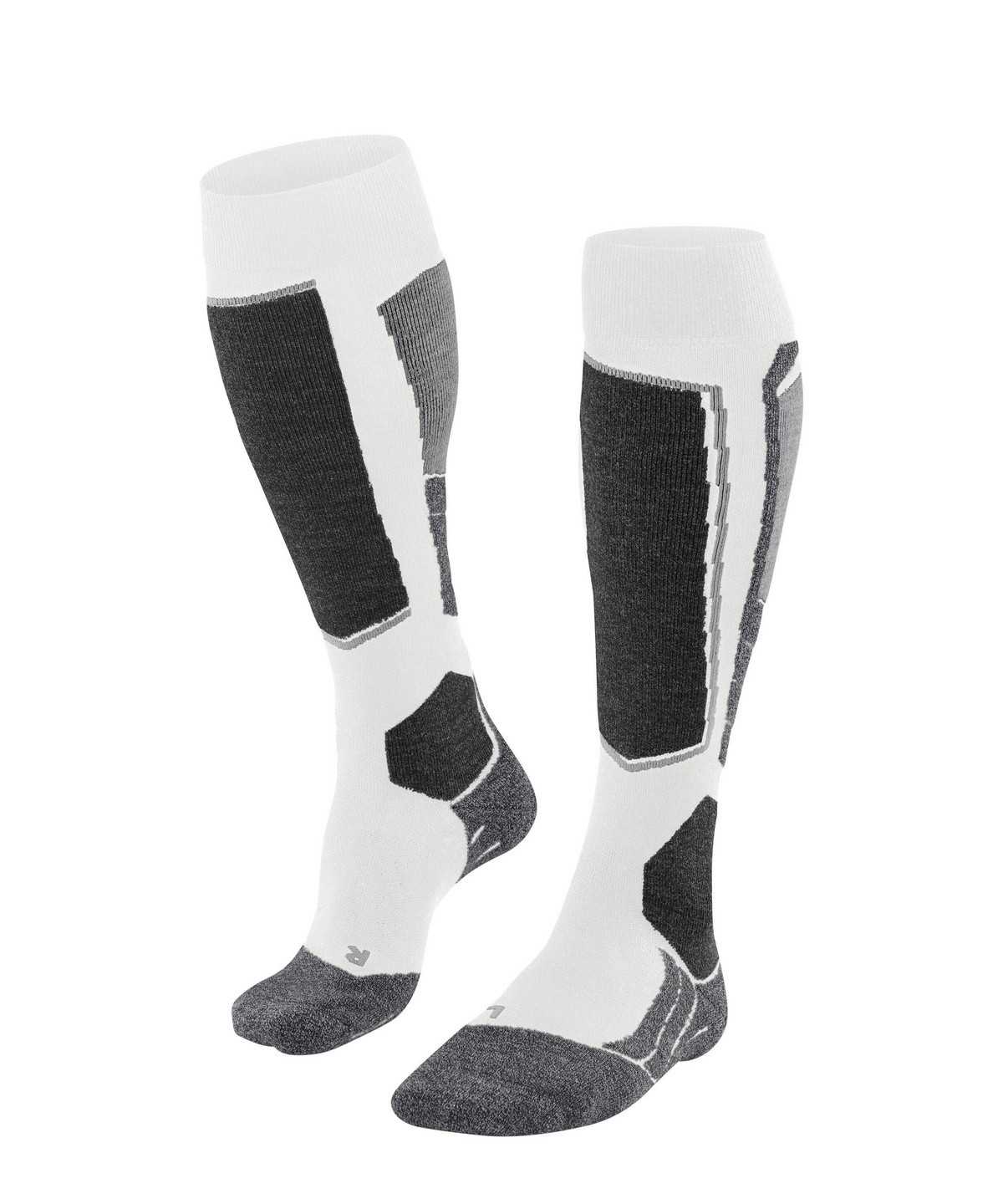 Sports Socks Donna Falke SK2 Intermediate Vegan Skiing Knee-high Socks Bianche | IFPR08953