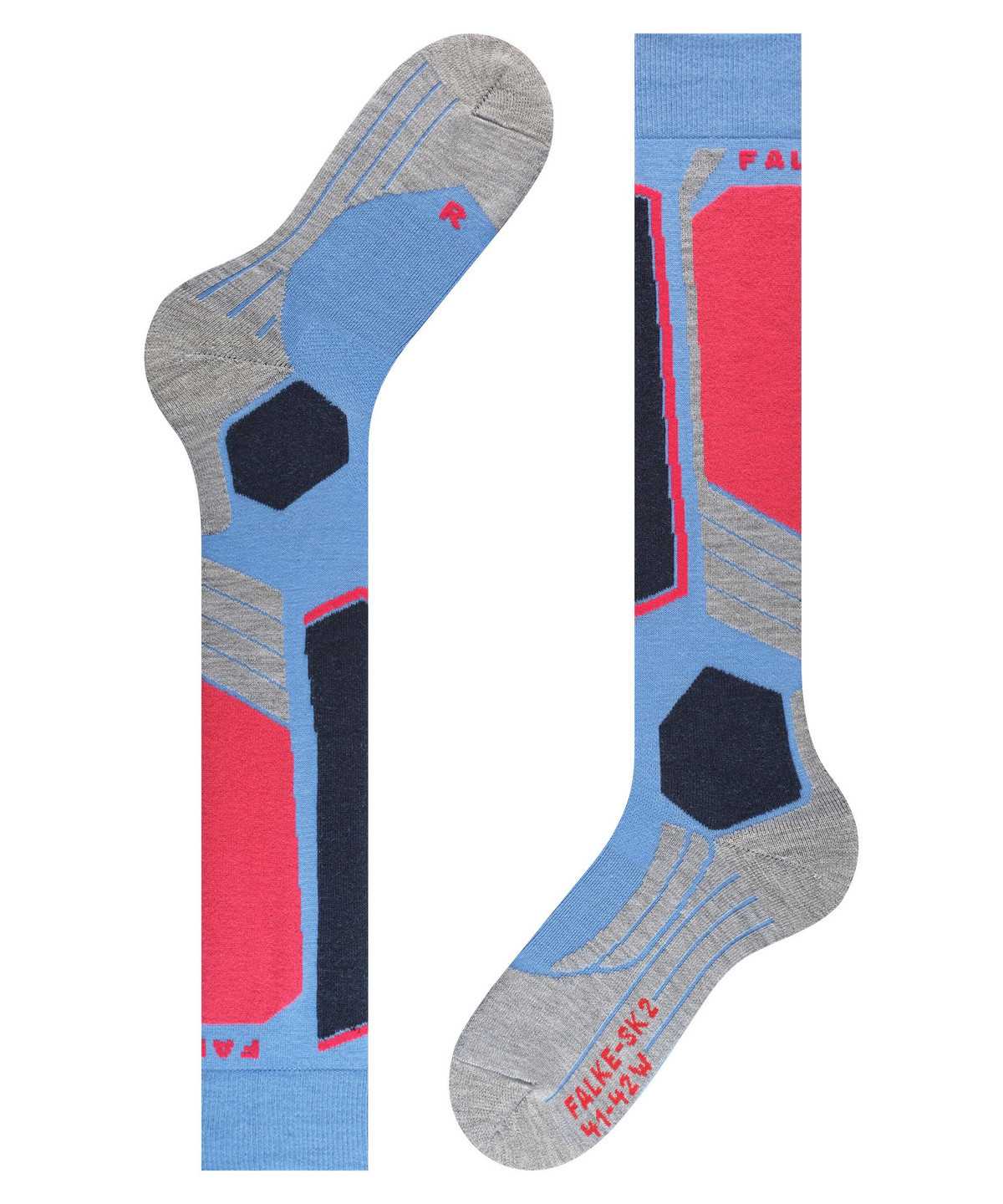 Sports Socks Donna Falke SK2 Intermediate Skiing Knee-high Socks Blu | WHUV05782