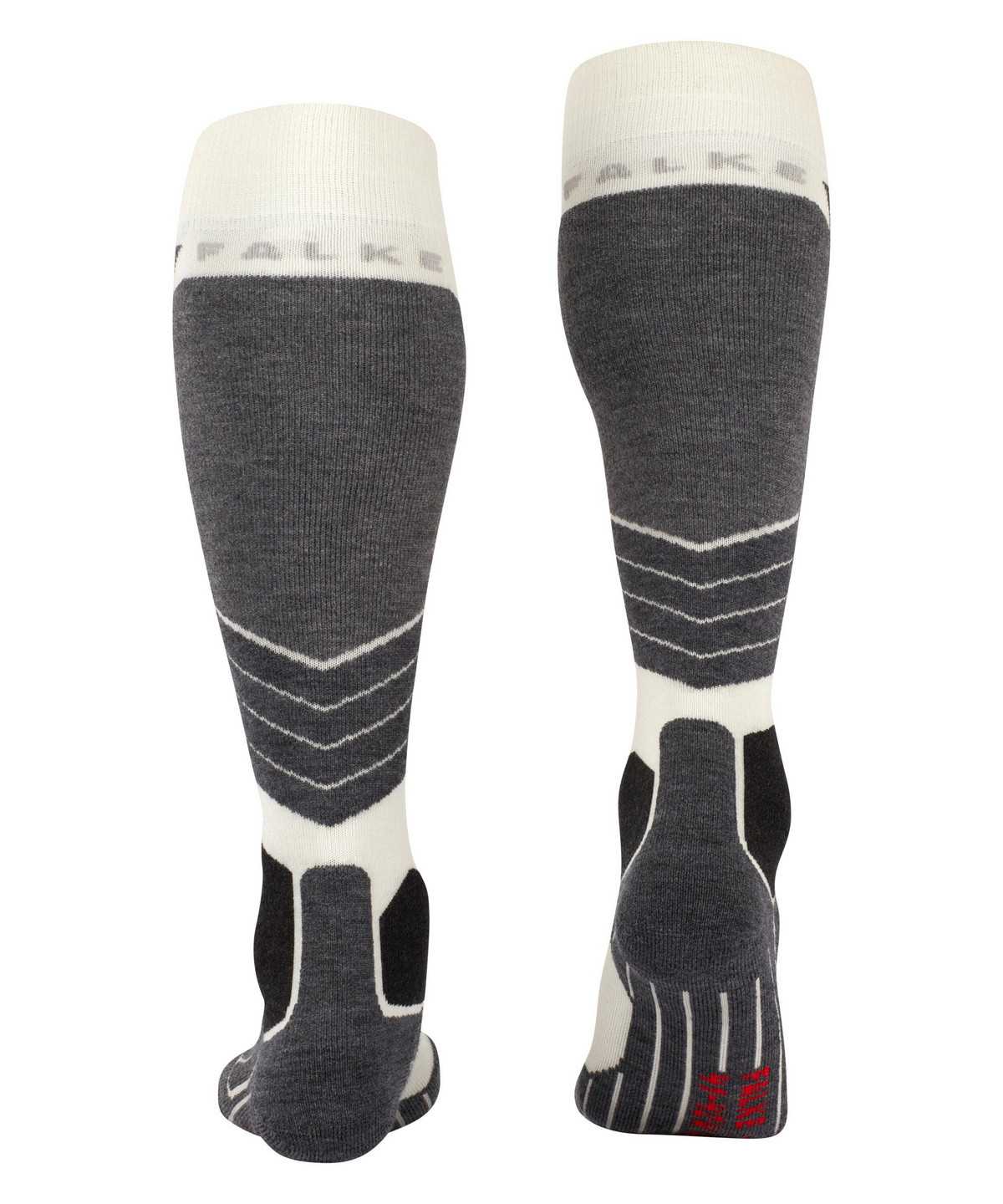 Sports Socks Donna Falke SK2 Intermediate Wool Skiing Knee-high Socks Bianche | MFHG71329