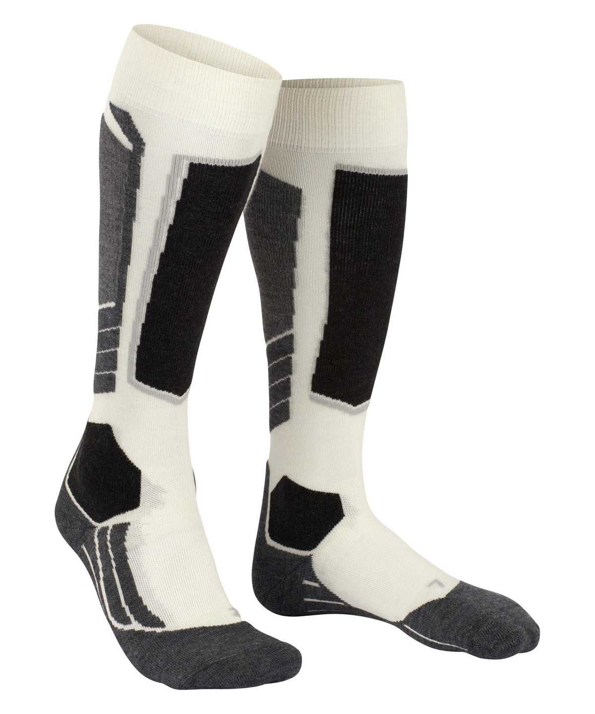 Sports Socks Donna Falke SK2 Intermediate Wool Skiing Knee-high Socks Bianche | MFHG71329