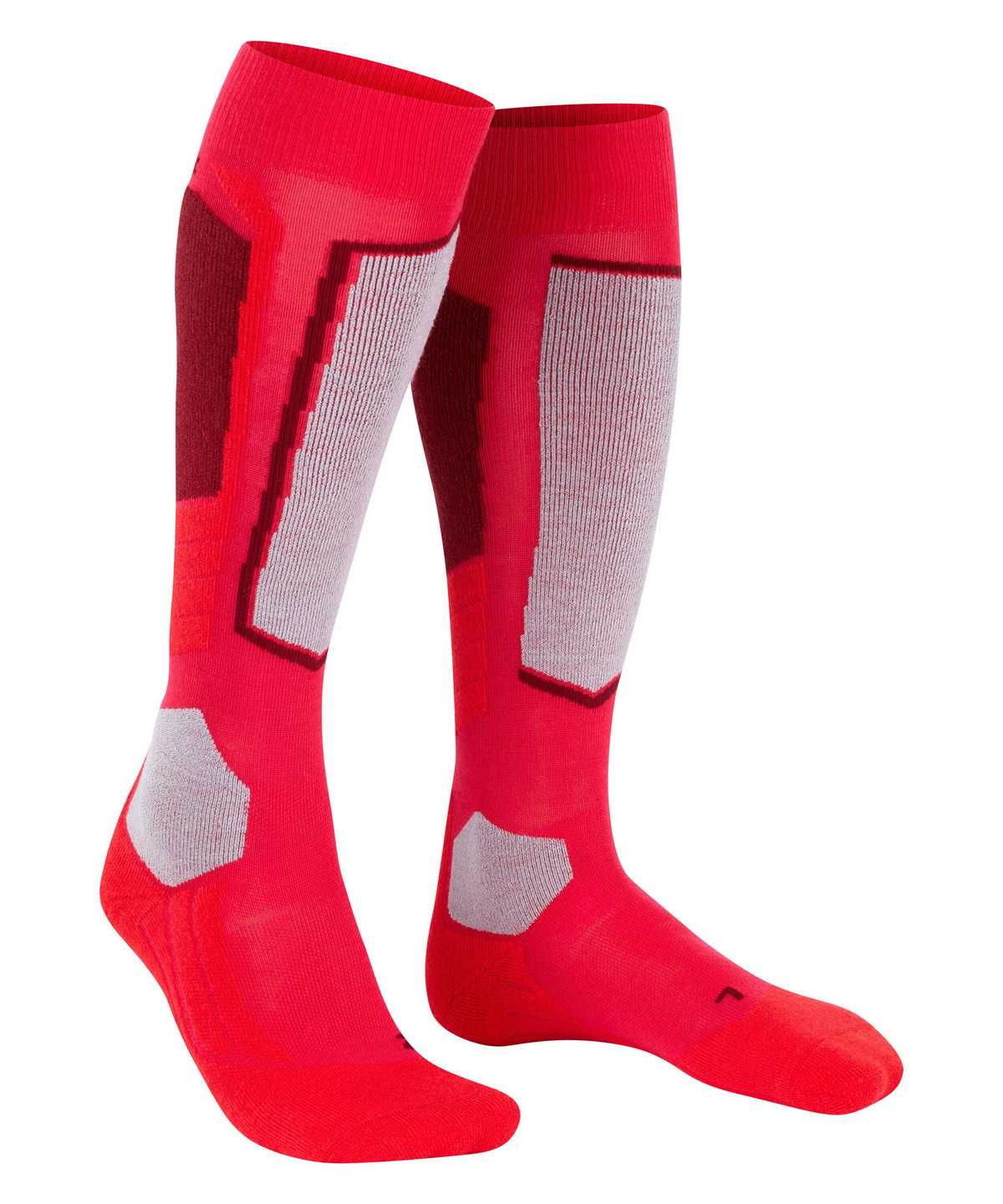 Sports Socks Donna Falke SK2 Intermediate Wool Skiing Knee-high Socks Rosse | MRBA46091