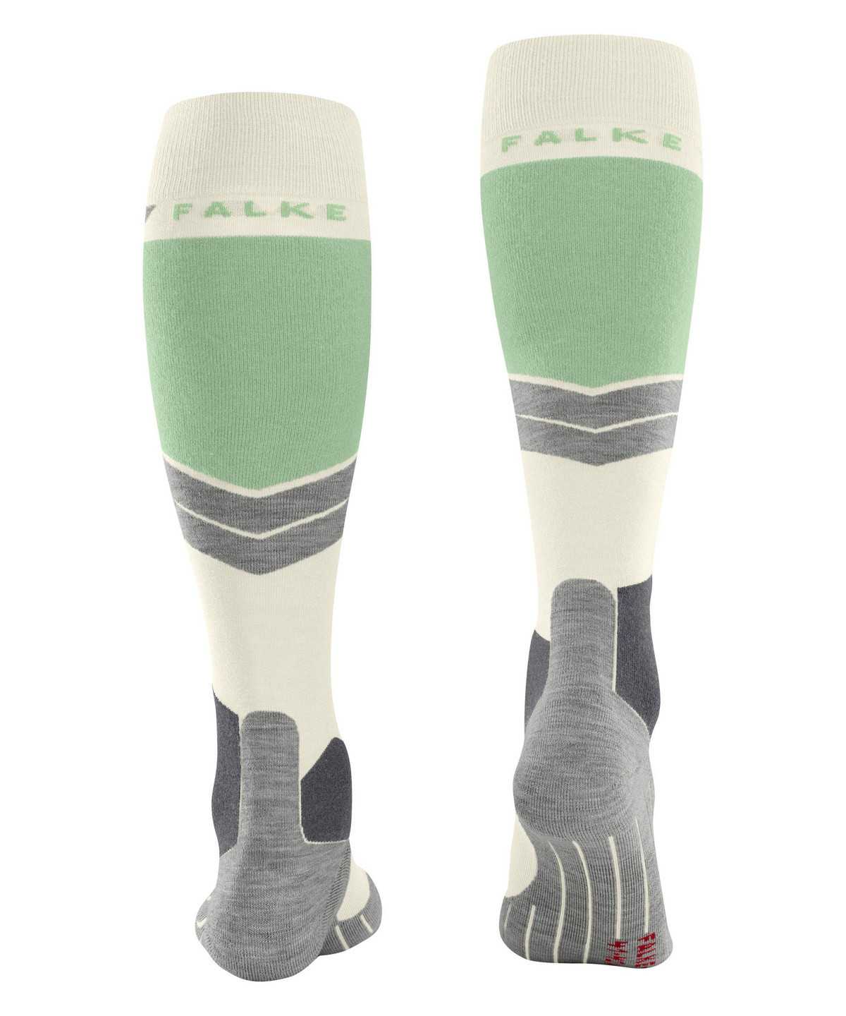 Sports Socks Donna Falke SK4 Advanced Skiing Knee-high Socks Bianche | TANP72854