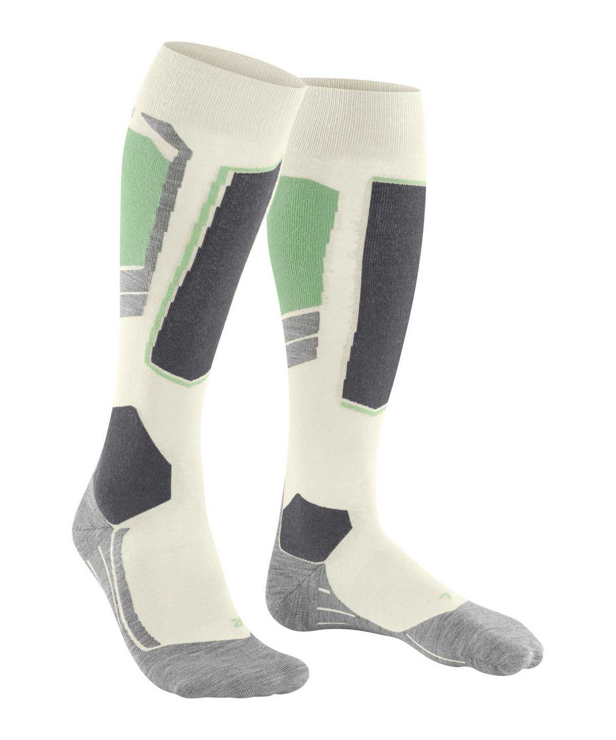 Sports Socks Donna Falke SK4 Advanced Skiing Knee-high Socks Bianche | TANP72854